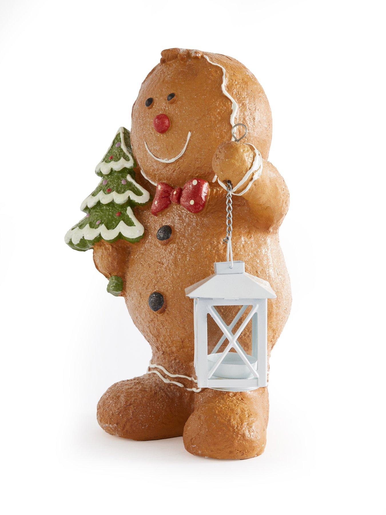 Image 5 of 7 of Heaven Sends Gingerbread Man with&nbsp;Lantern Christmas Decoration