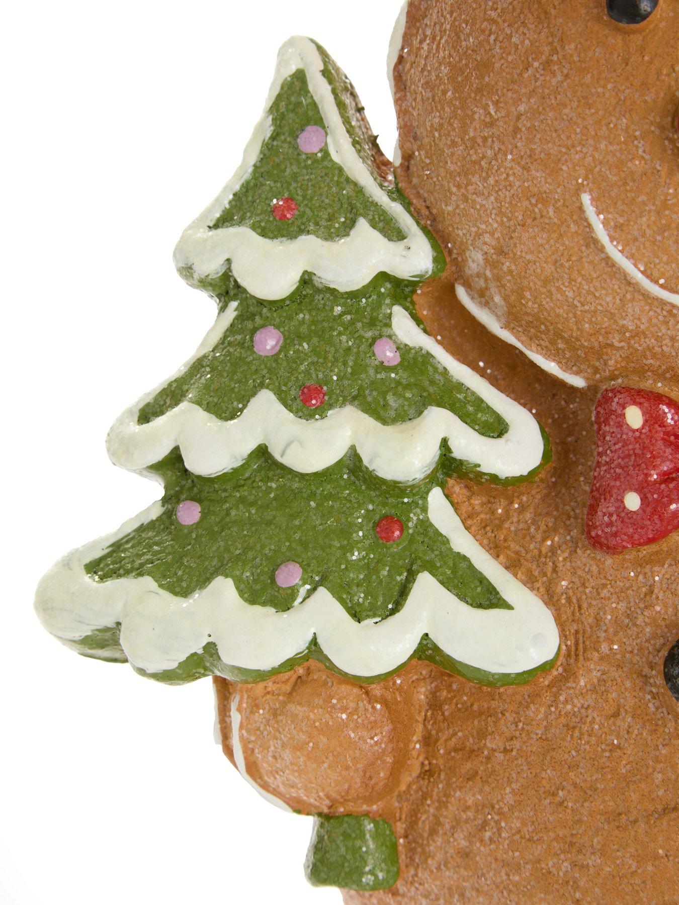 Image 7 of 7 of Heaven Sends Gingerbread Man with&nbsp;Lantern Christmas Decoration