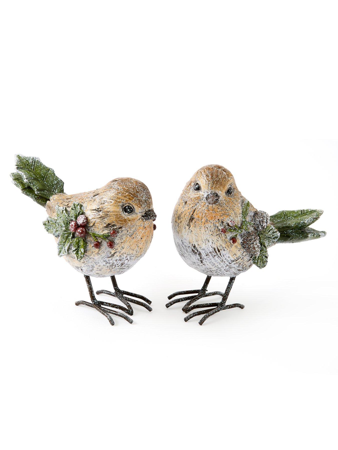  image of heaven-sends-set-of-2-robin-christmas-decorations