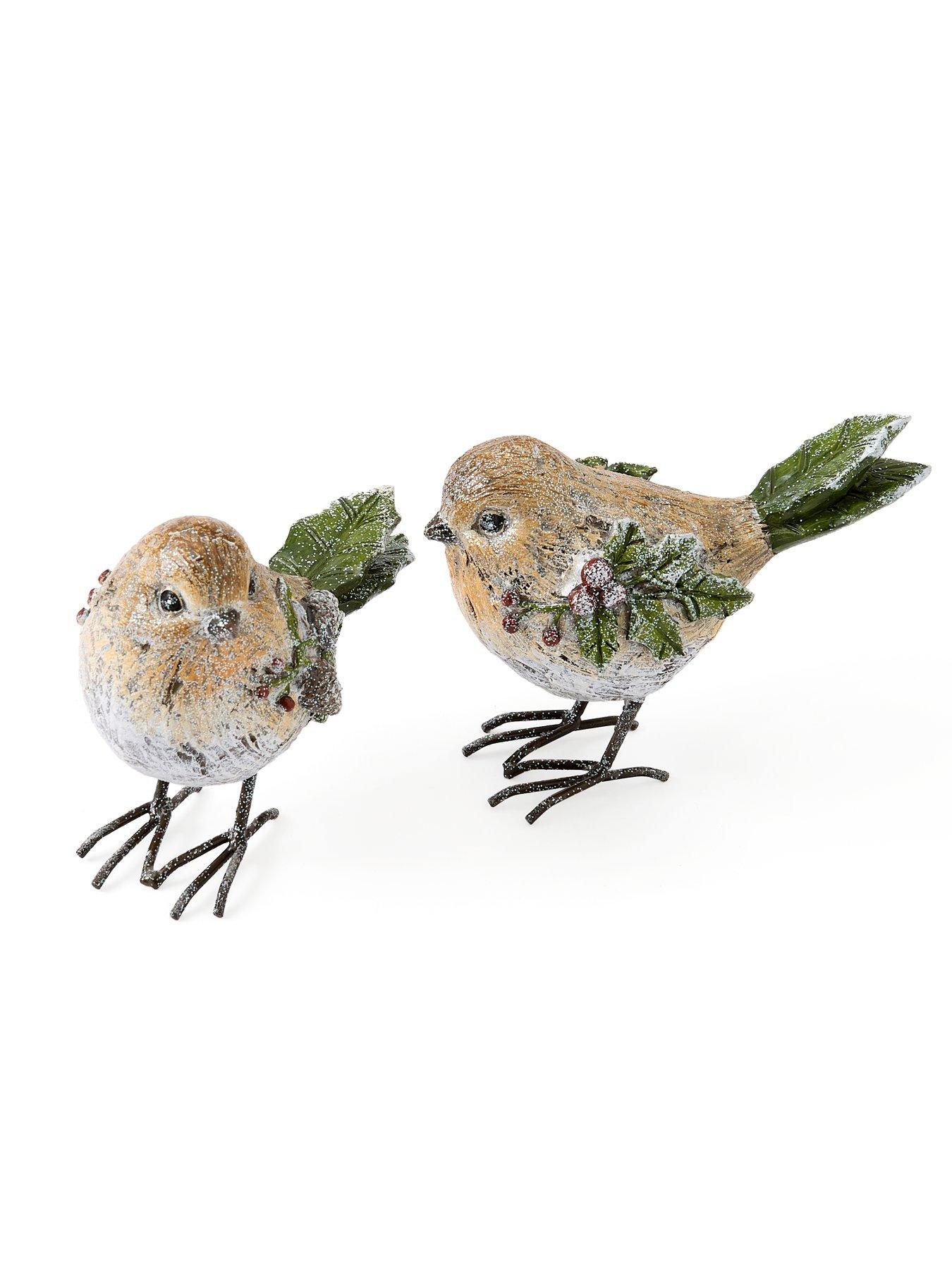  image of heaven-sends-set-of-2-robin-christmas-decorations