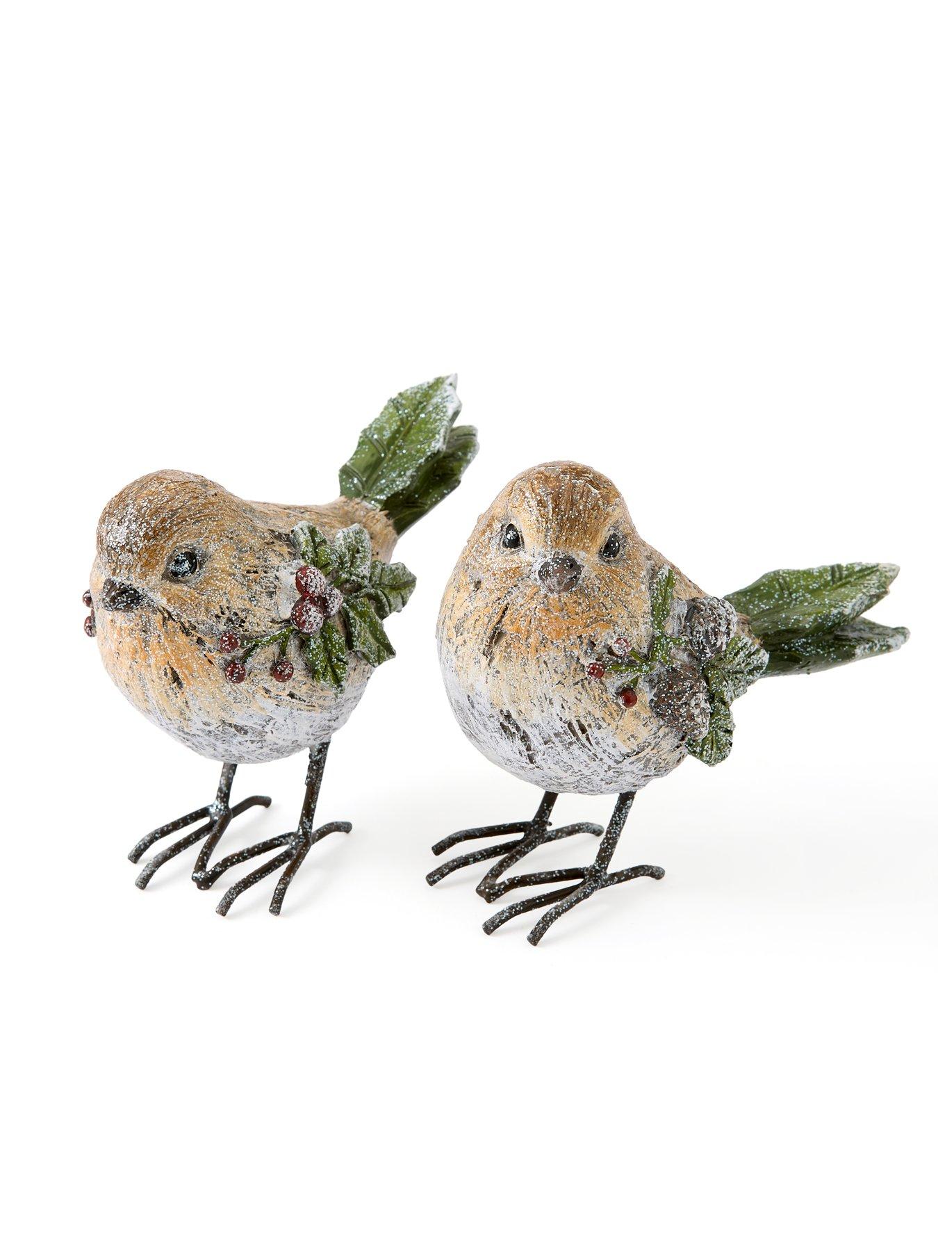  image of heaven-sends-set-of-2-robin-christmas-decorations