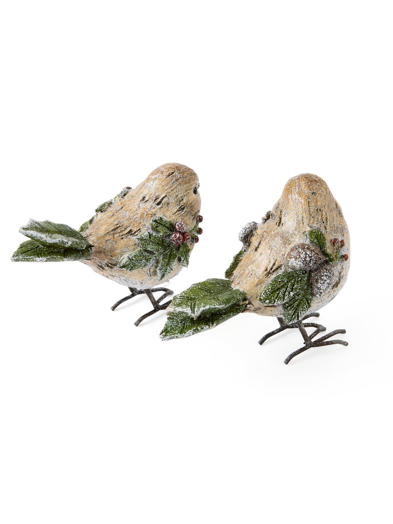  image of heaven-sends-set-of-2-robin-christmas-decorations