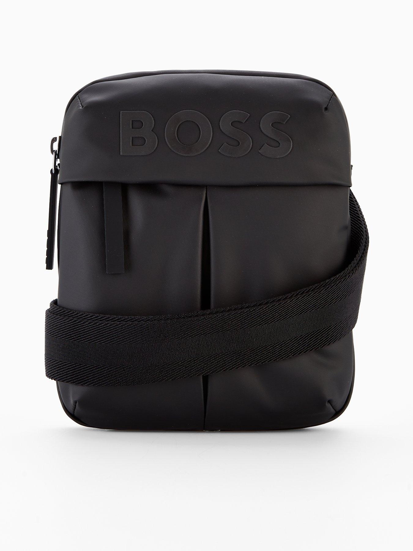 undefined Stormy Coated PU Crossbody Bag - Black