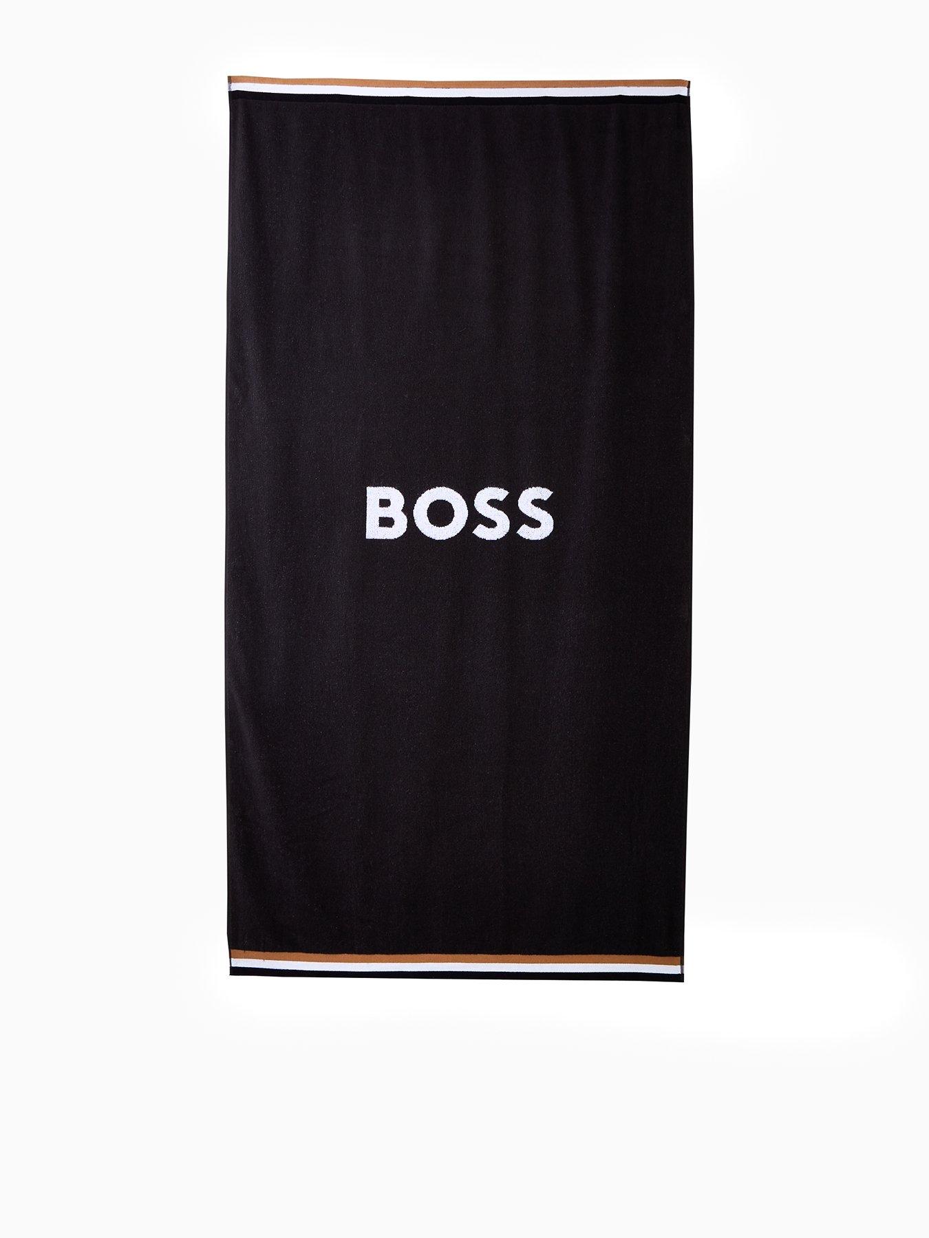 undefined Fashion Logo Towel - Black