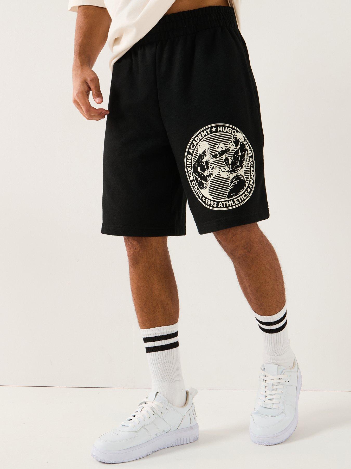 undefined Relaxed Fit Dubox Jersey Shorts - Black