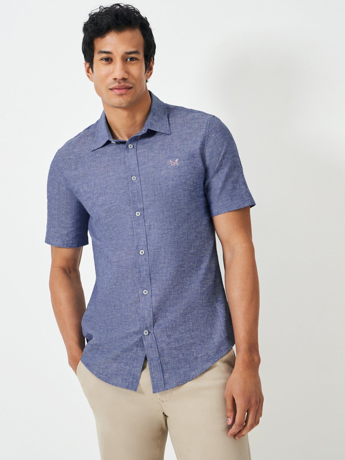 crew-clothing-linen-short-sleeve-shirt-blue