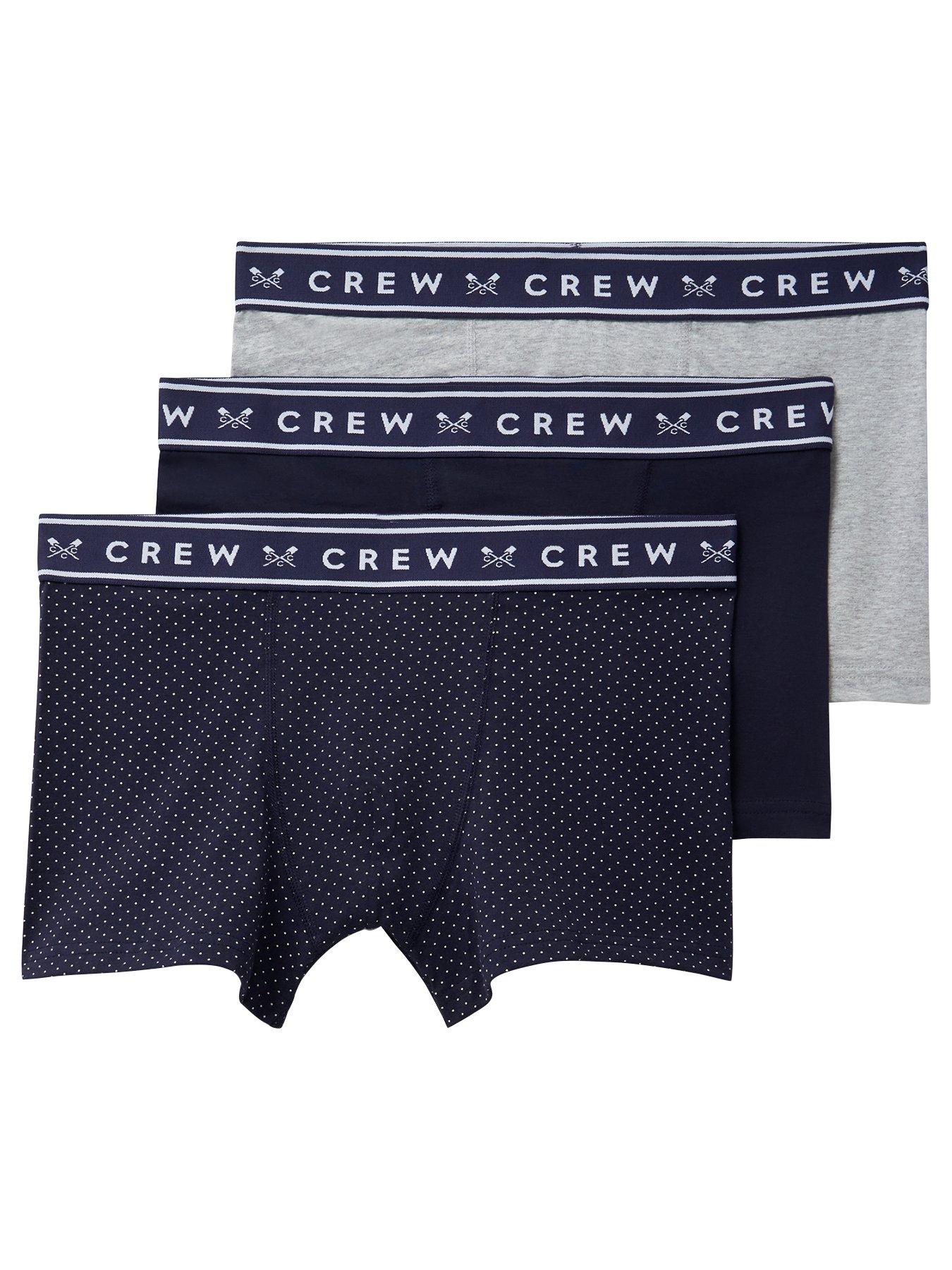 undefined 3 Pack Cotton-jersey Boxers - Navy