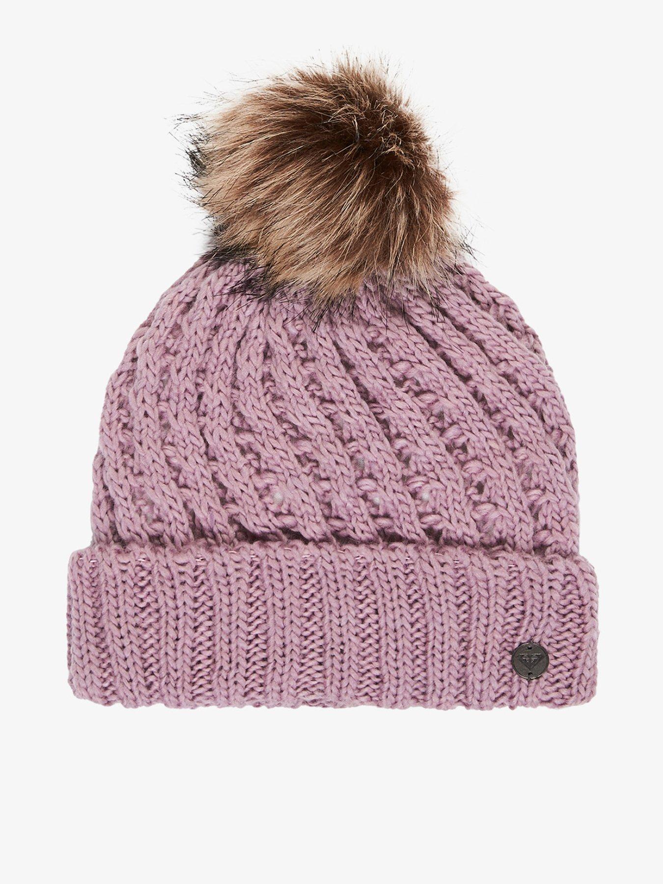 Roxy Junior Girls Blizzard Beanie Hat - Purple