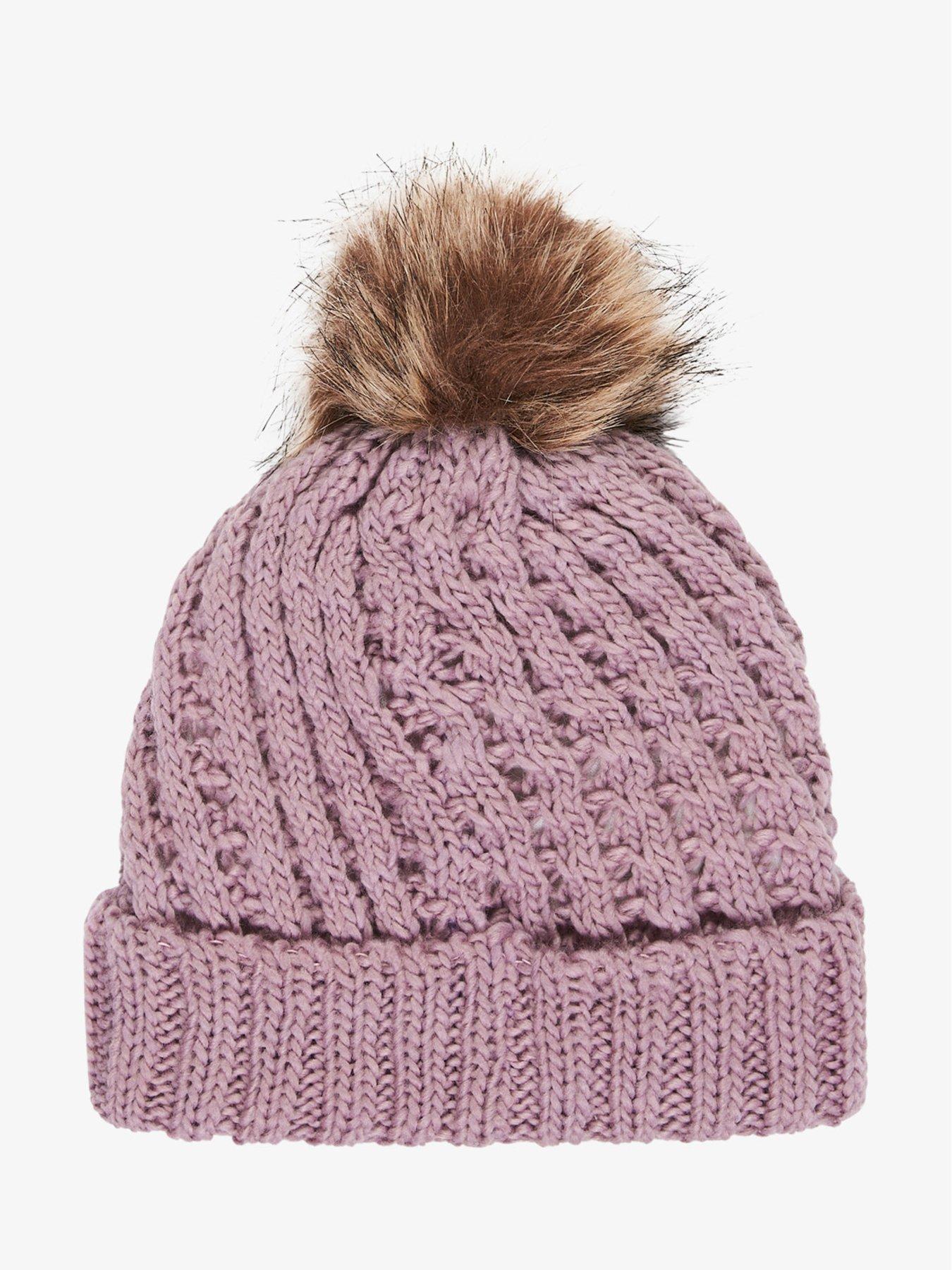 Image 3 of 4 of Roxy Junior Girls Blizzard Beanie Hat - Purple