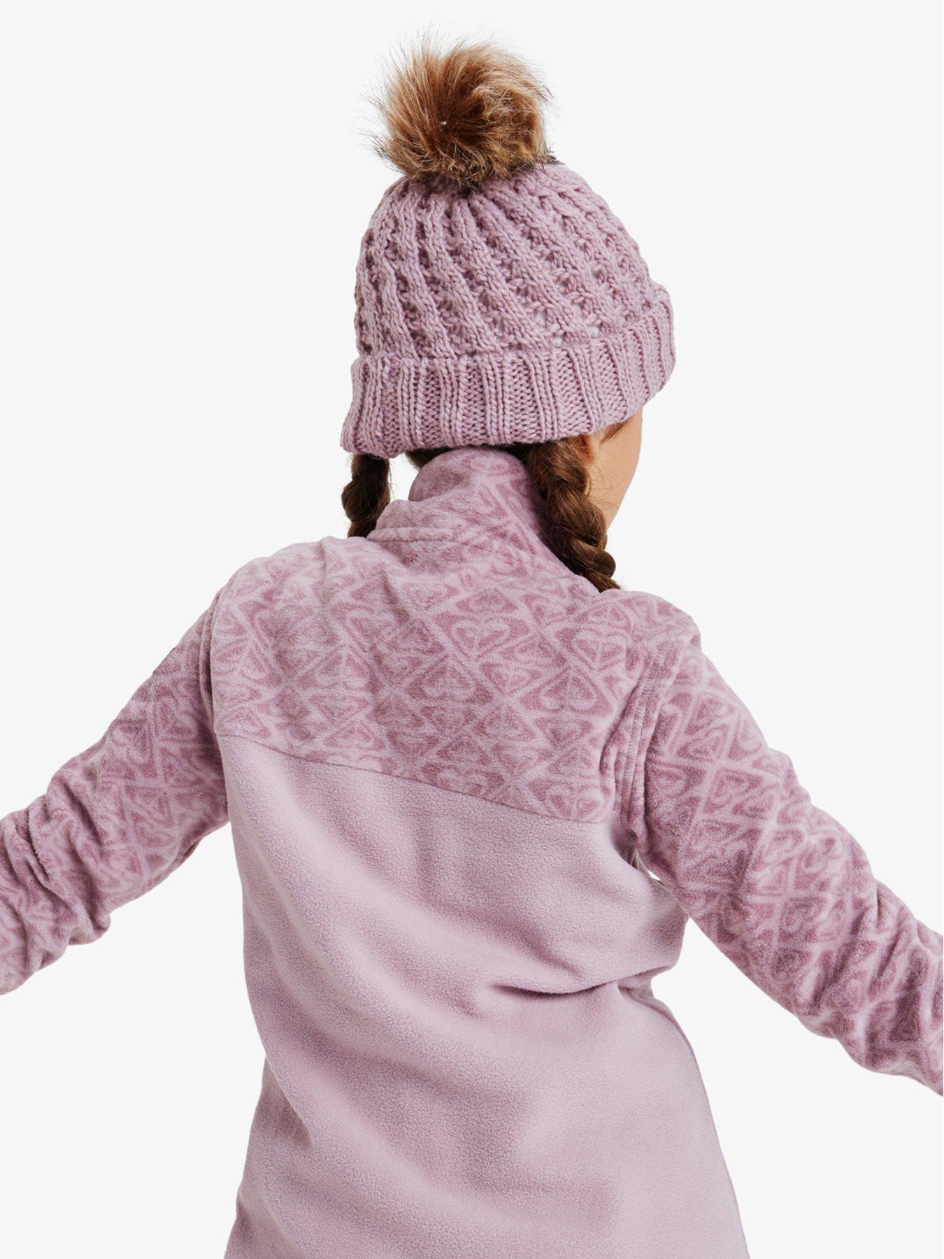 Image 4 of 4 of Roxy Junior Girls Blizzard Beanie Hat - Purple