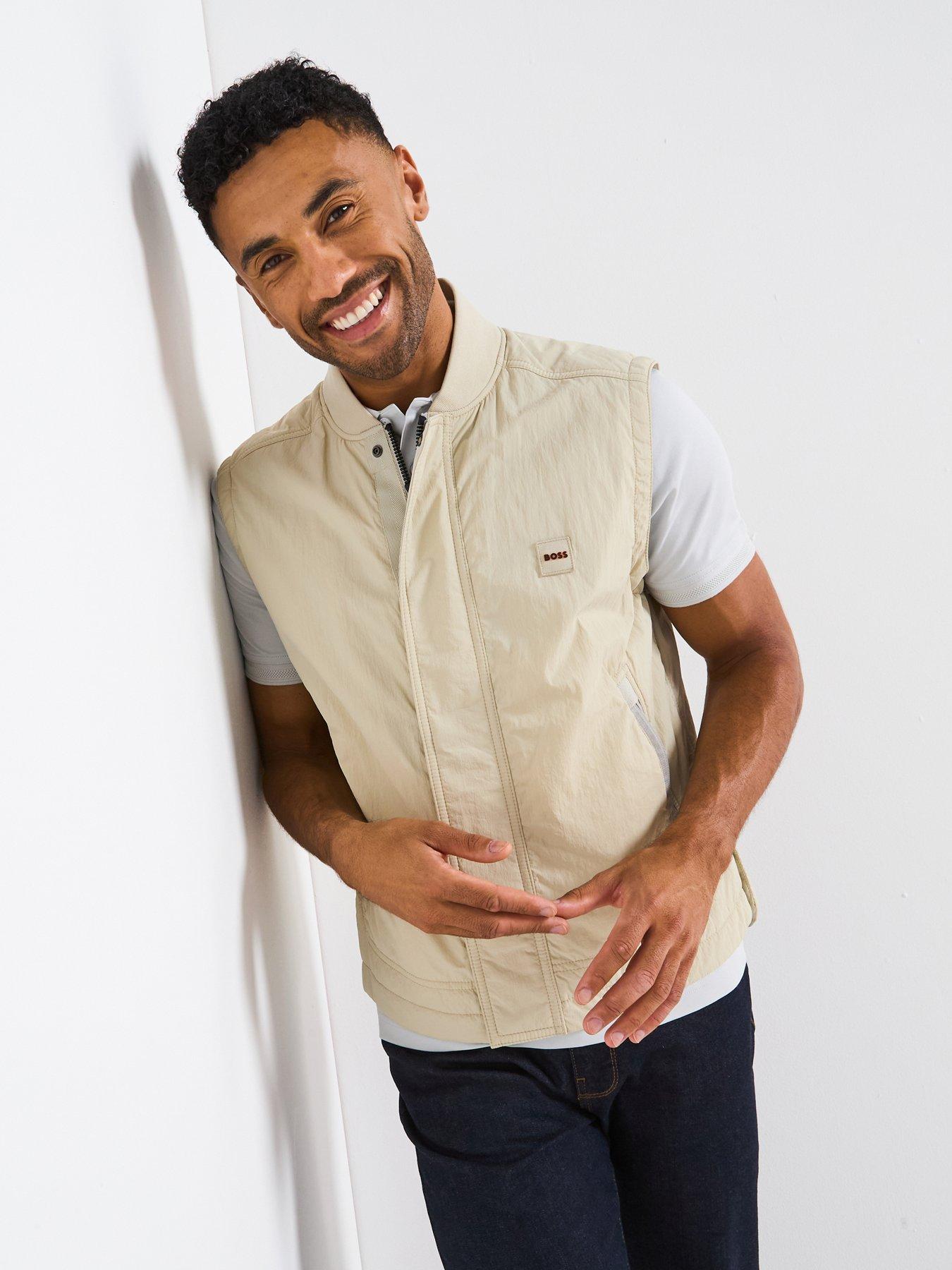 undefined Ogear W Nylon Mix Gilet - Beige