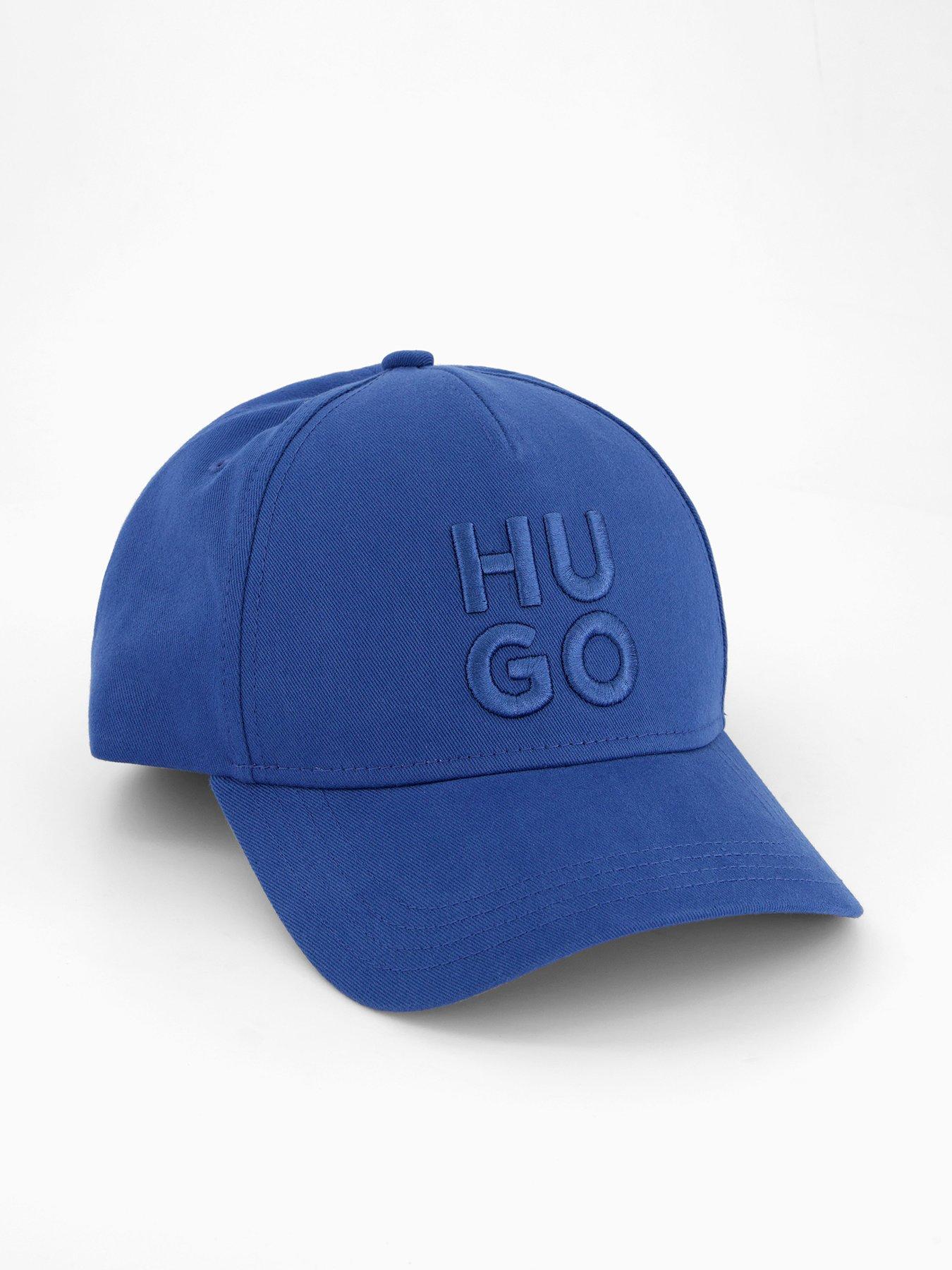 Image 1 of 4 of HUGO Jude-Stacked Logo Cap - Blue