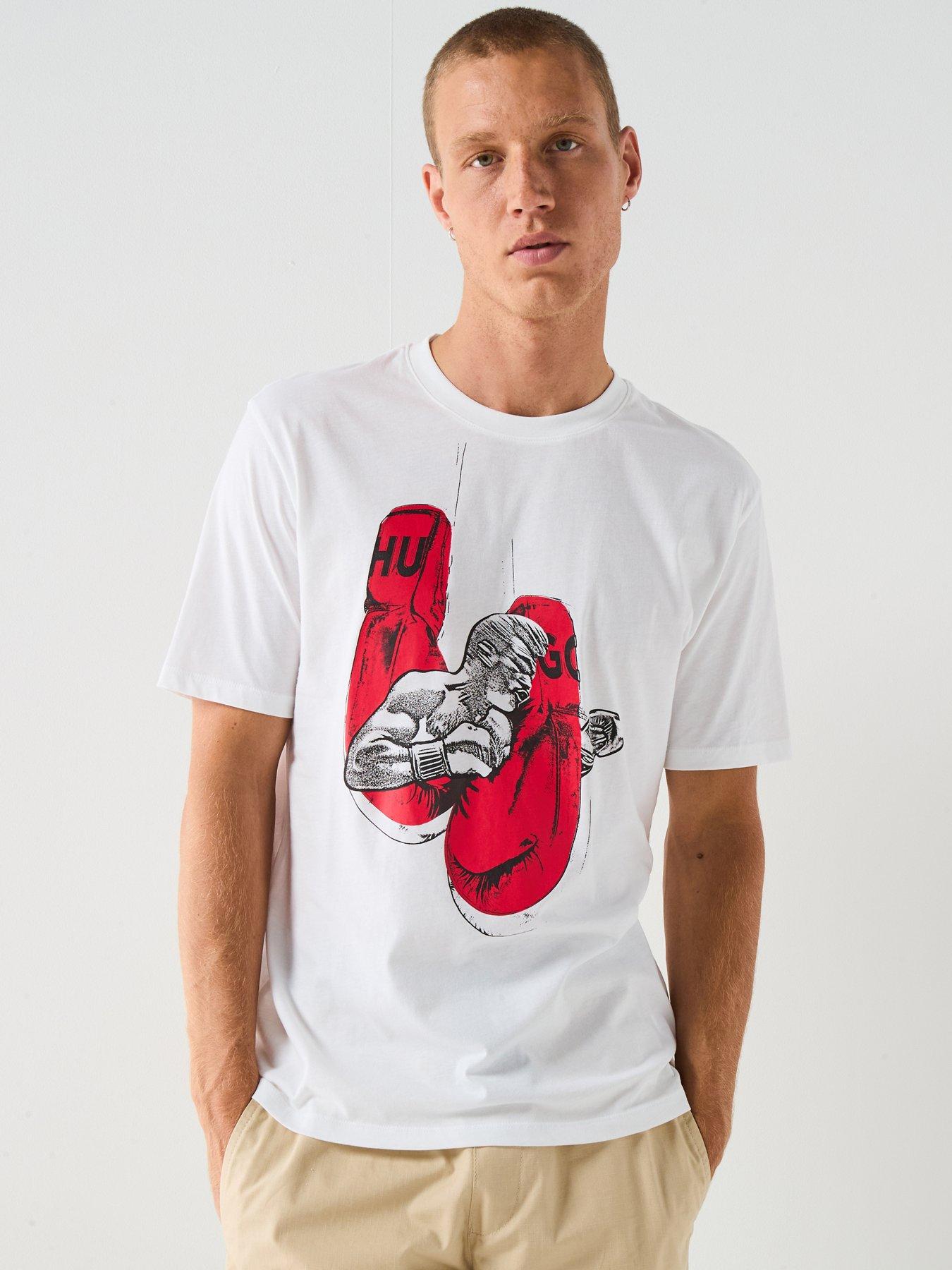 undefined Regular Fit Diboxer T-shirt - White
