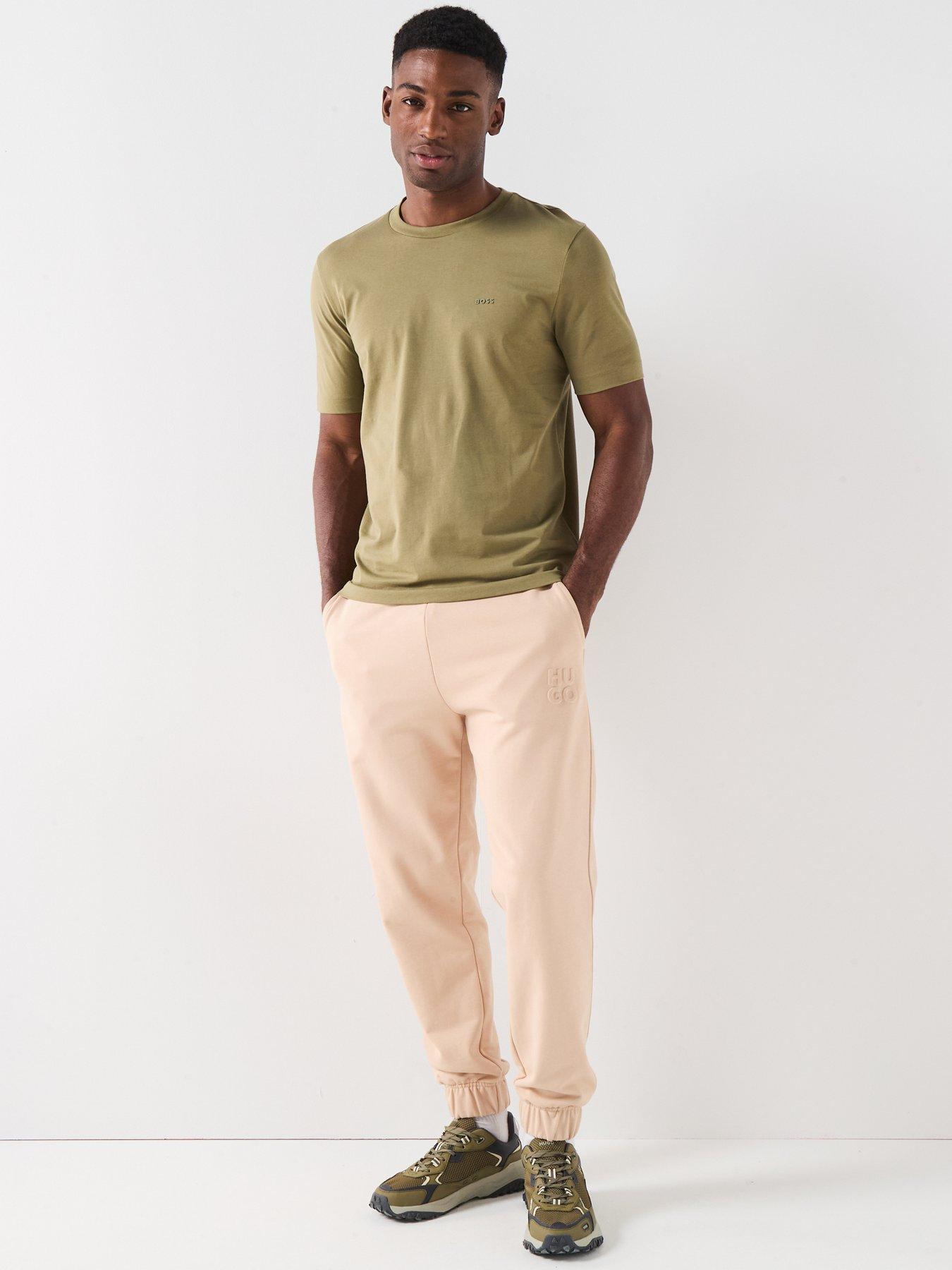 Image 3 of 6 of BOSS Thompson 01 Regular Fit T-Shirt - Khaki
