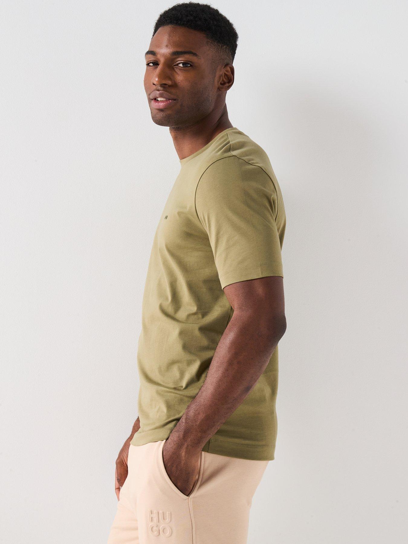 Image 5 of 6 of BOSS Thompson 01 Regular Fit T-Shirt - Khaki