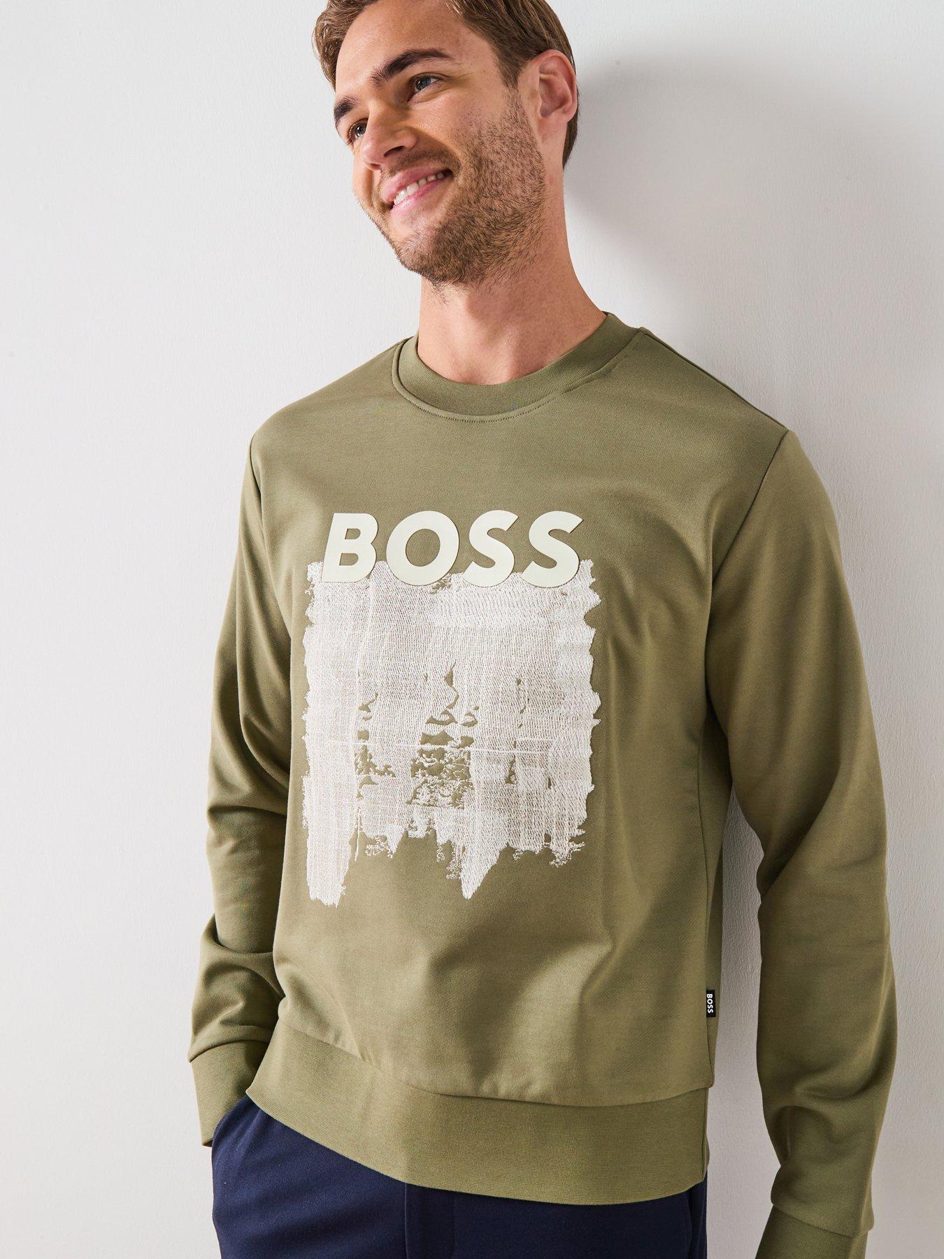 undefined C-Soleri 214 Regular Fit Graphic Crew Neck Sweat - Green