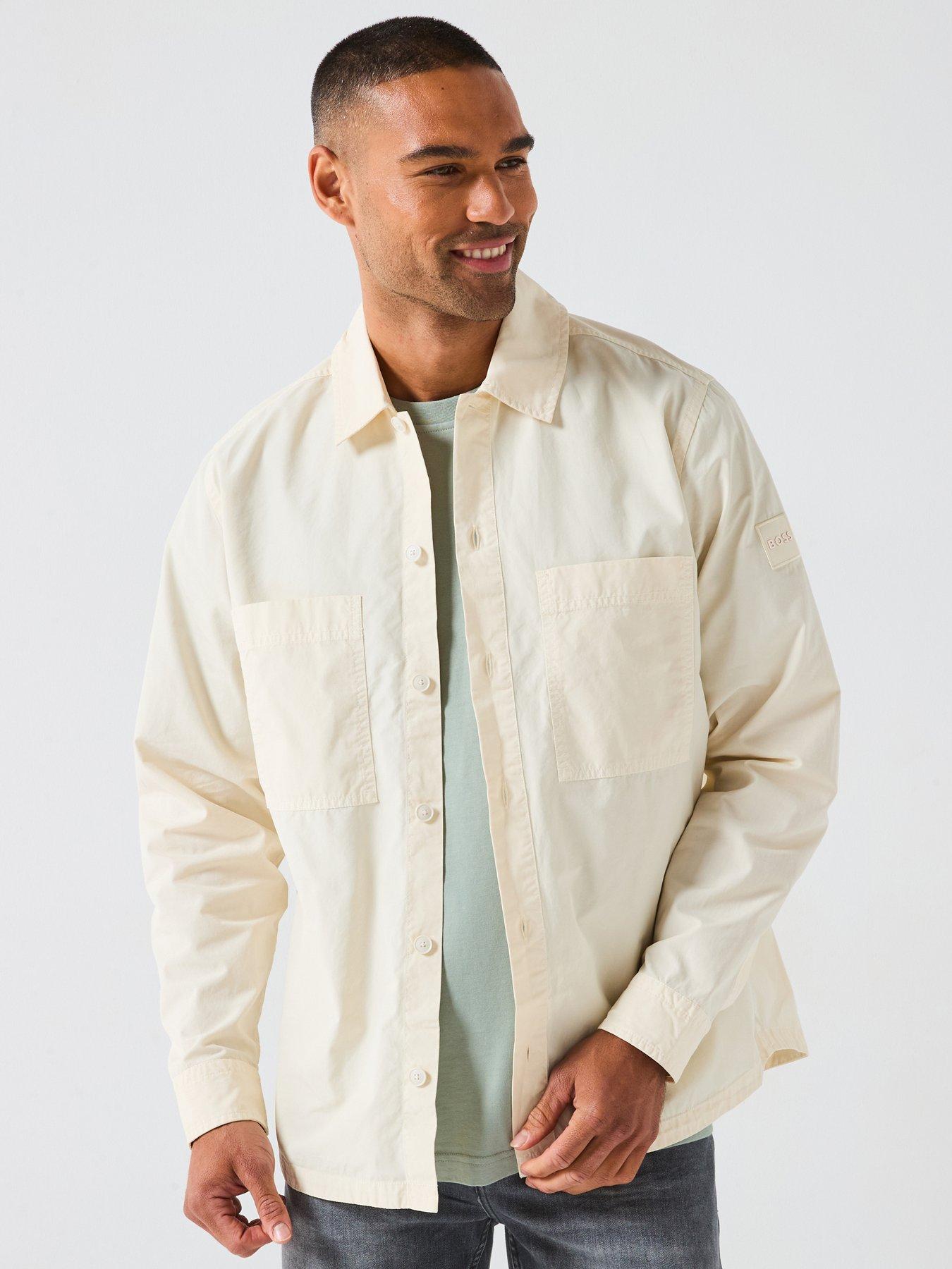 undefined Oversized Fit Shirt - Beige