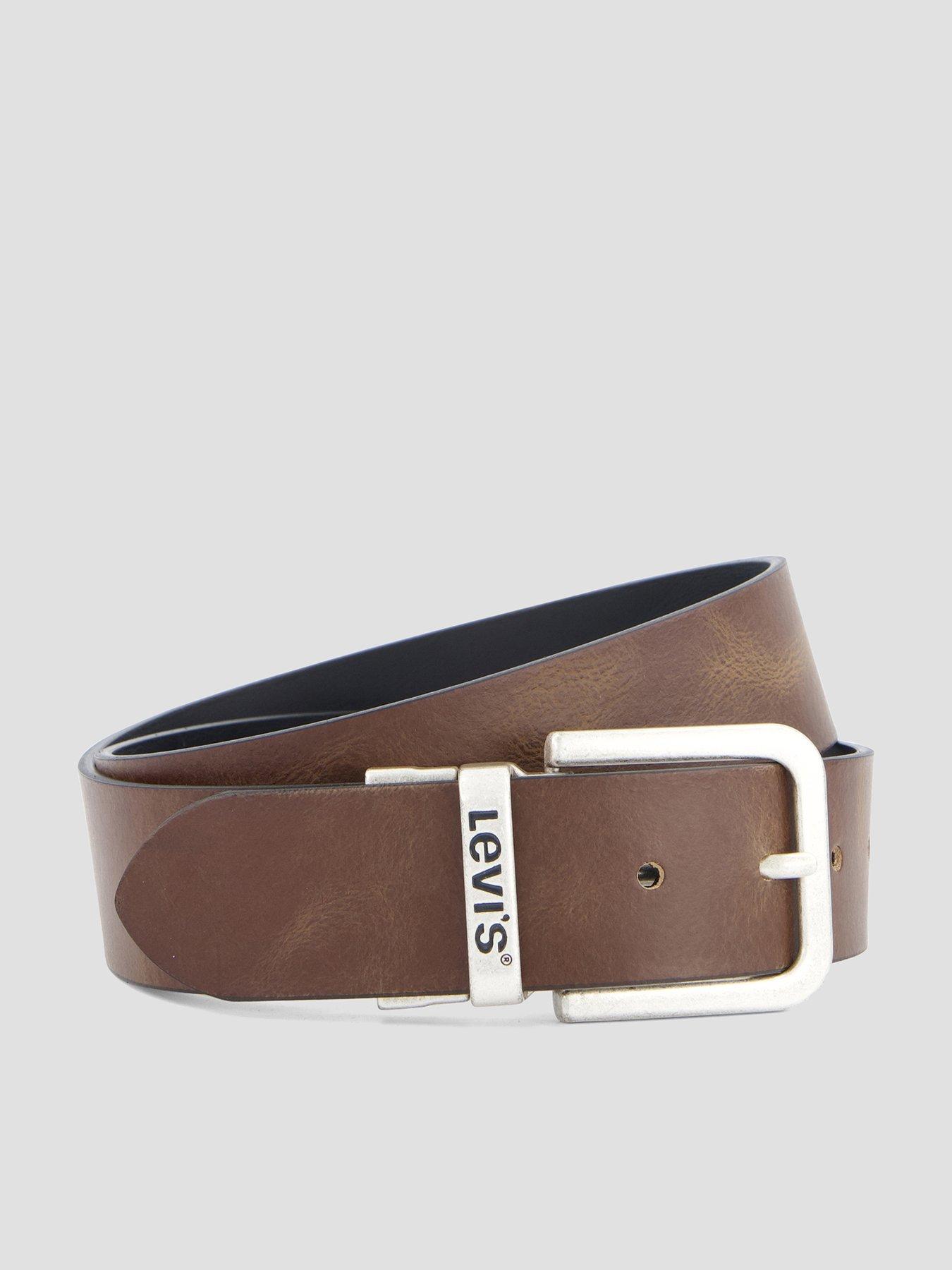  image of levis-reversible-core-leather-belt-black