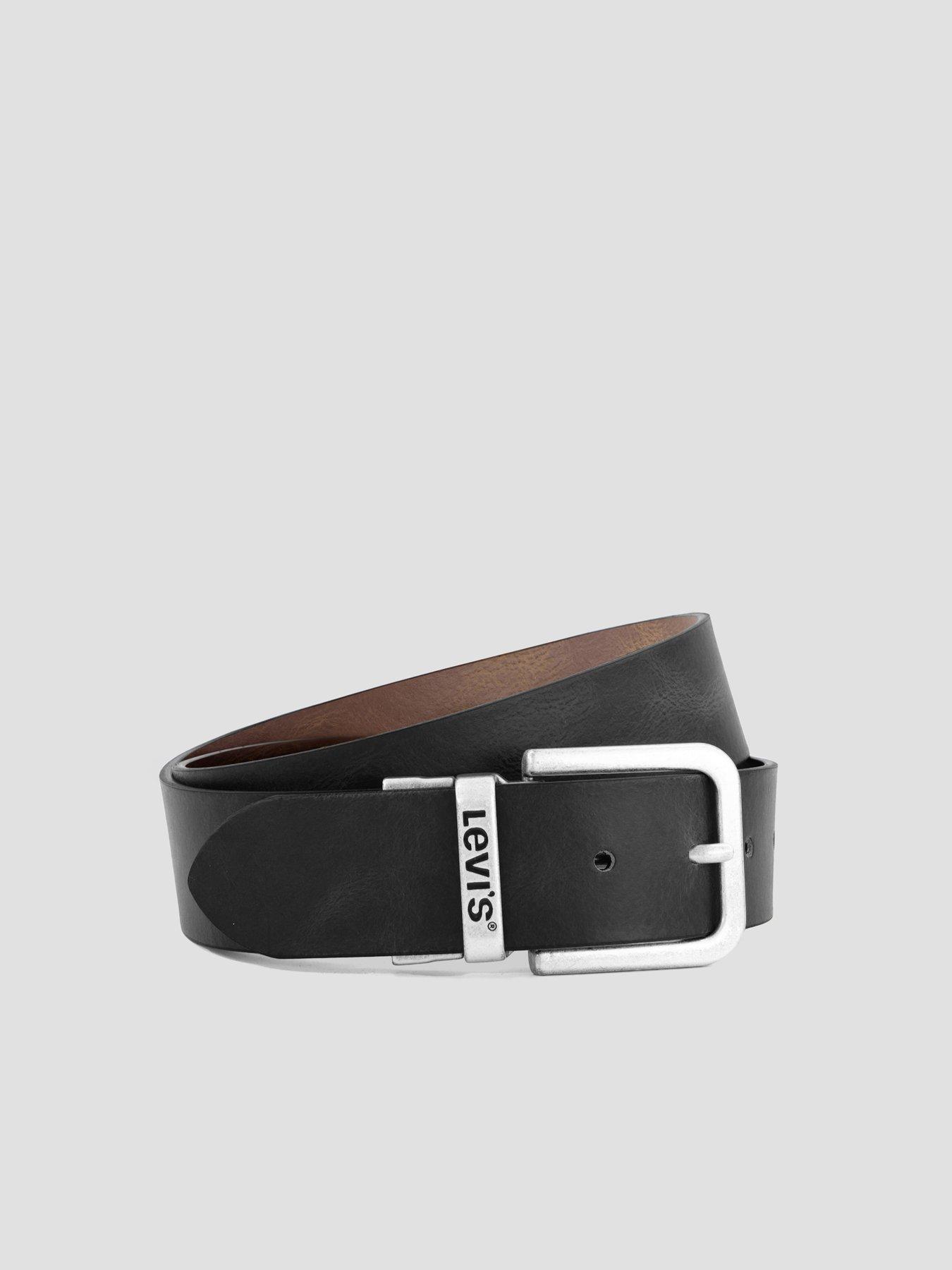 back image of levis-reversible-core-leather-belt-black