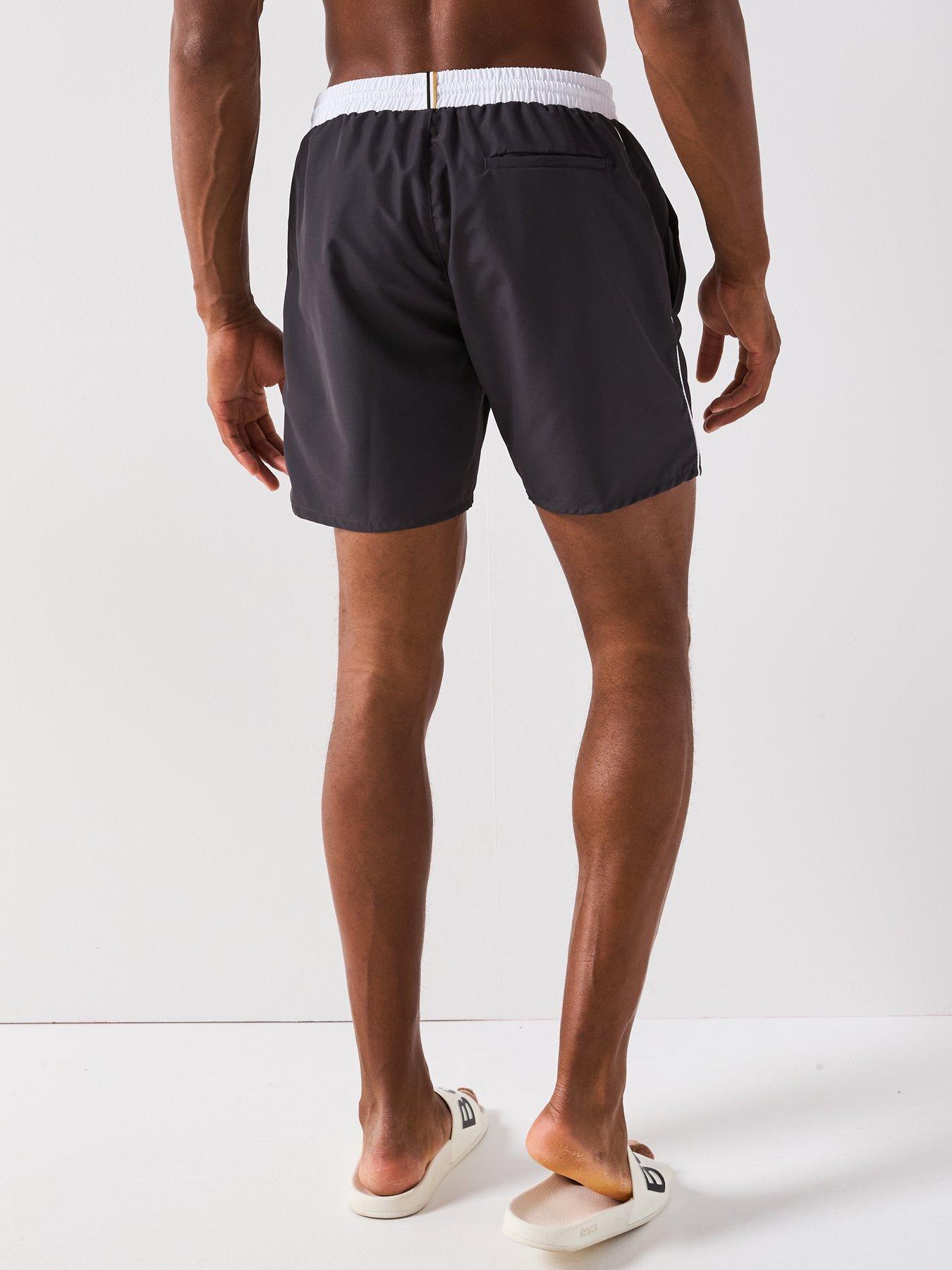 Image 2 of 6 of BOSS Starfish Swim Shorts - Grey