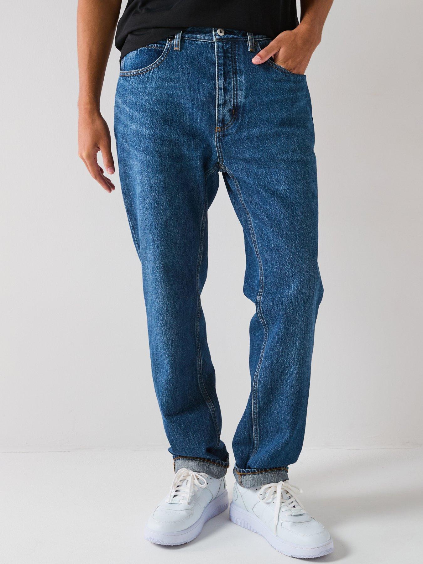 Image 1 of 6 of HUGO Blue Jonah Regular Fit Jeans - Navy