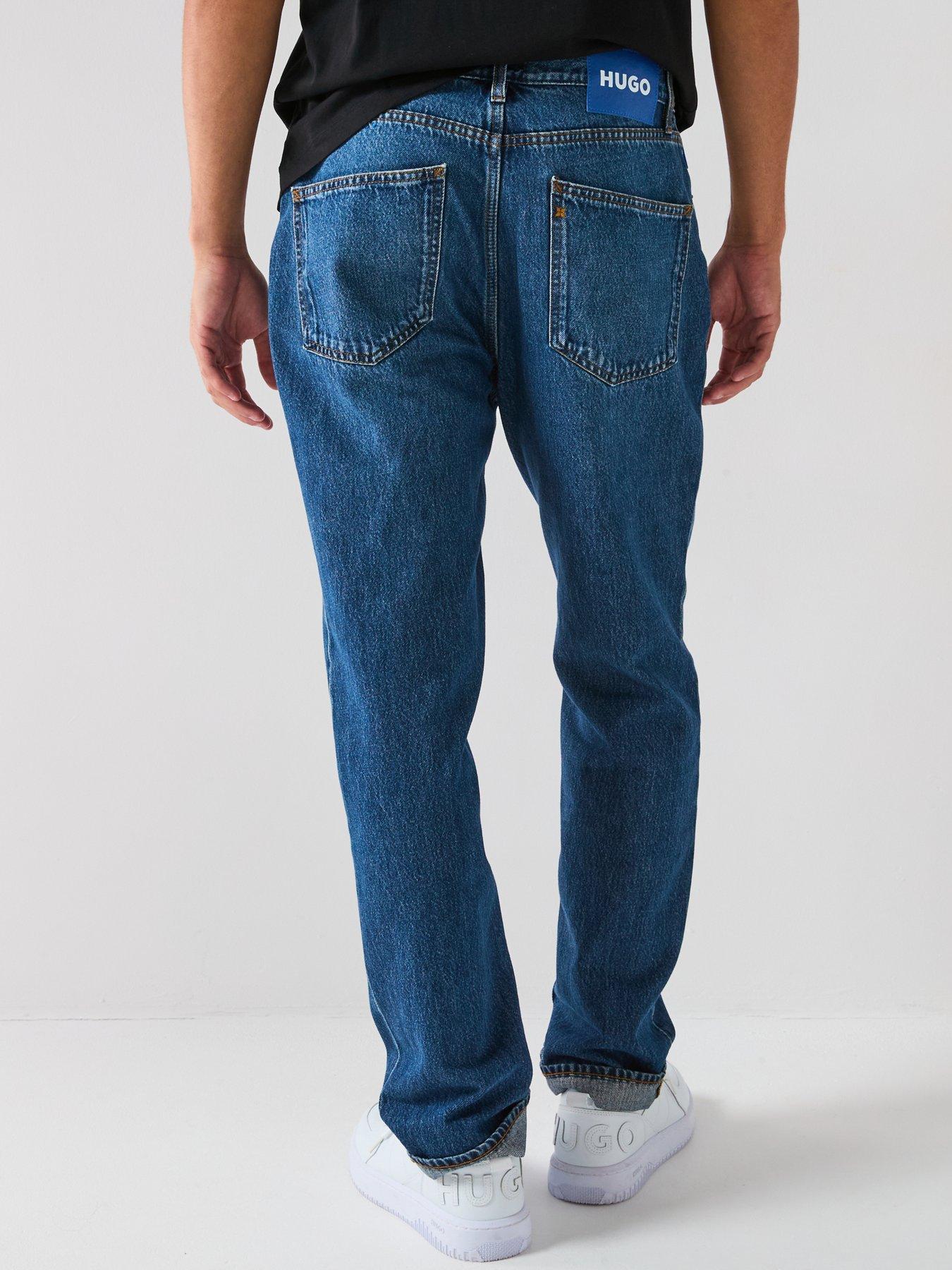 Image 2 of 6 of HUGO Blue Jonah Regular Fit Jeans - Navy