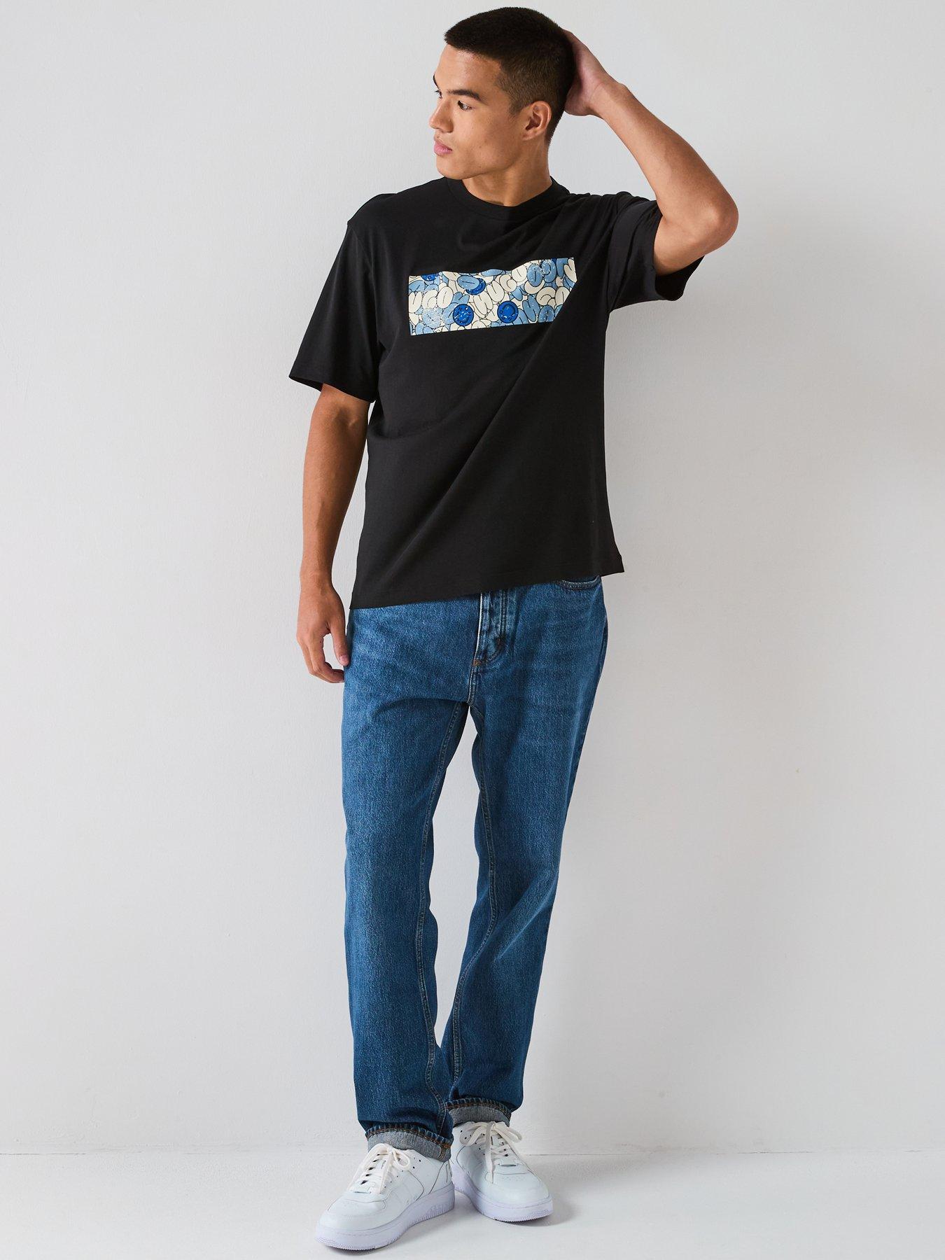 Image 6 of 6 of HUGO Blue Jonah Regular Fit Jeans - Navy