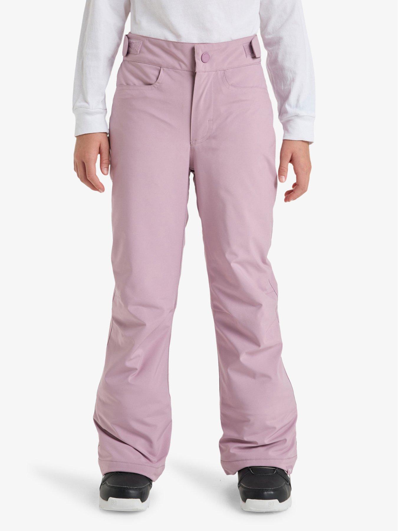 Roxy Junior Girls Skiing Backyard Pants - Purple
