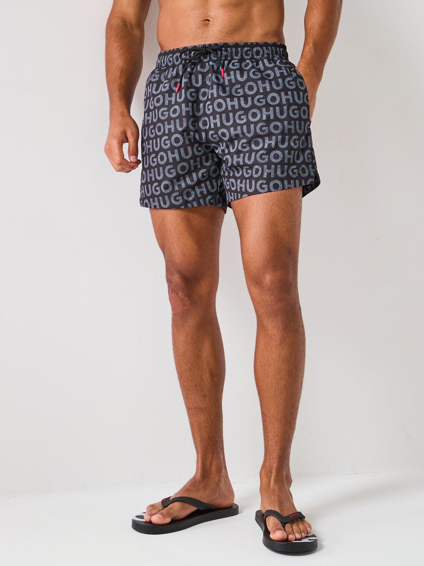 undefined Bodywear Tortuga All Over Logo Swim Shorts - Black