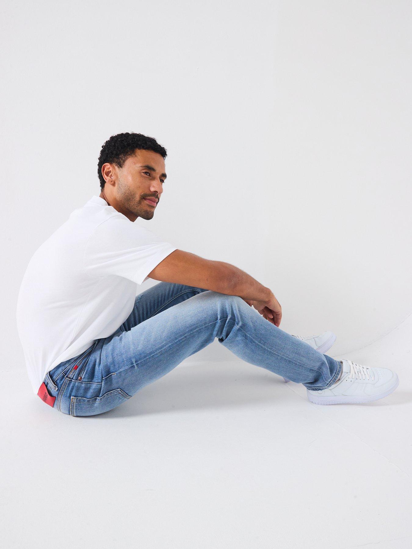 Image 5 of 6 of HUGO 708 Slim Fit Jeans - Light Wash