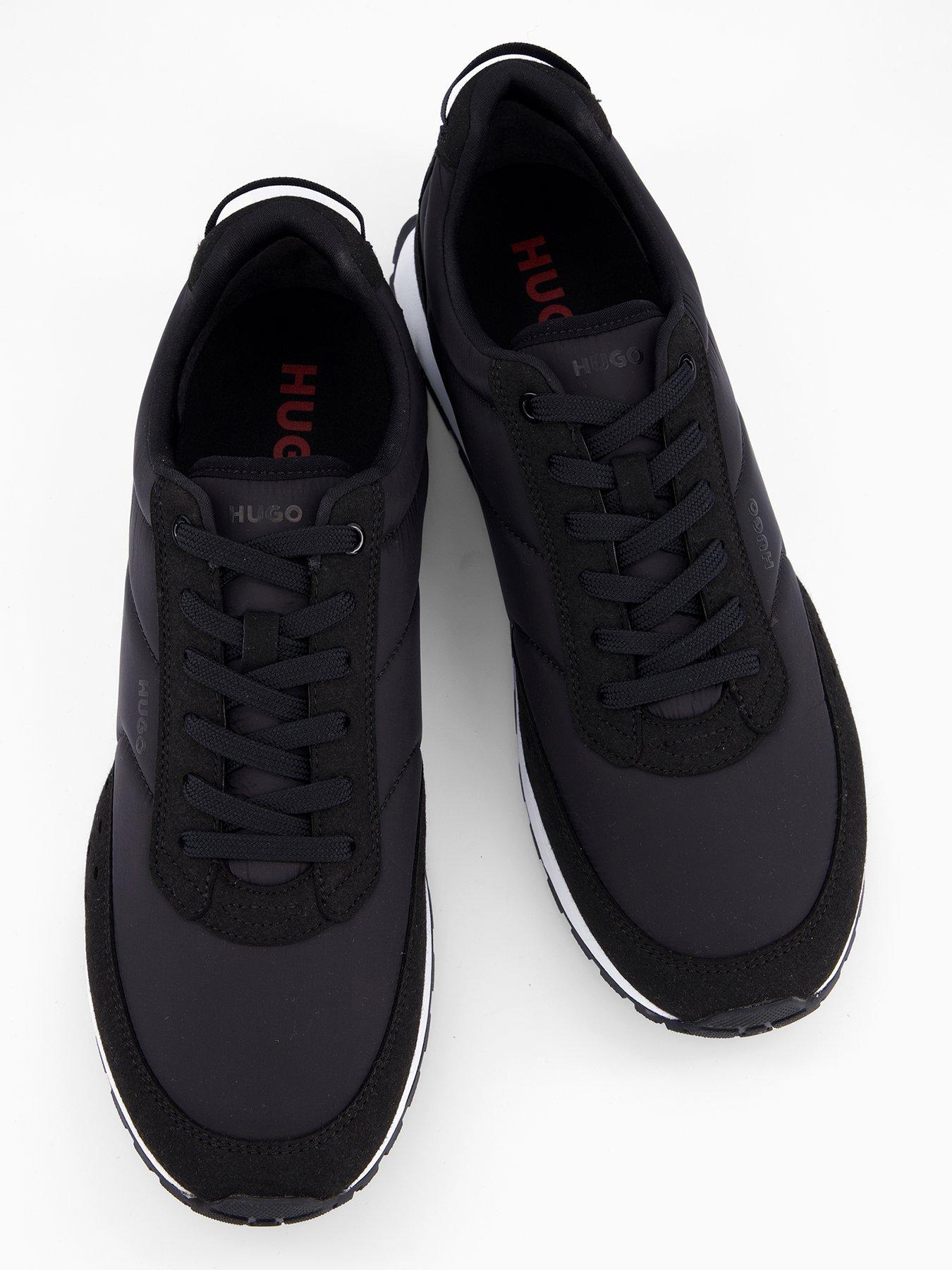 Image 3 of 7 of HUGO Icelin Nylon Runner Trainers - Black
