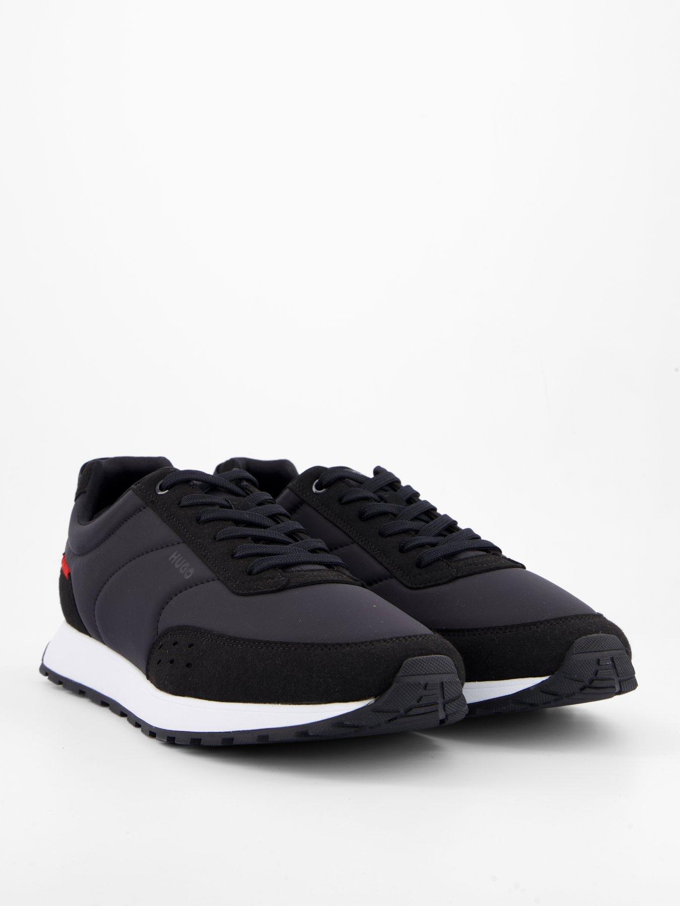 Image 5 of 7 of HUGO Icelin Nylon Runner Trainers - Black