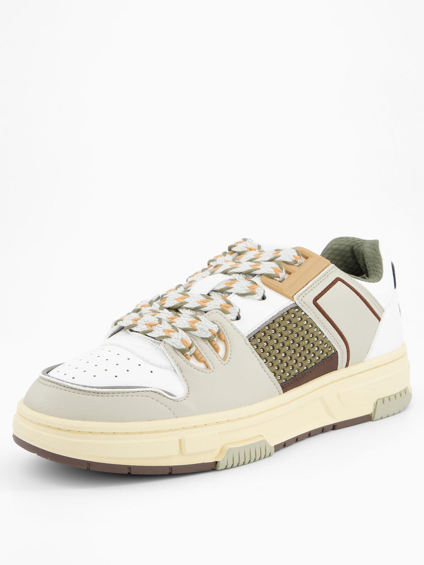Image 2 of 7 of HUGO Yarrow Chunky Trainers - White