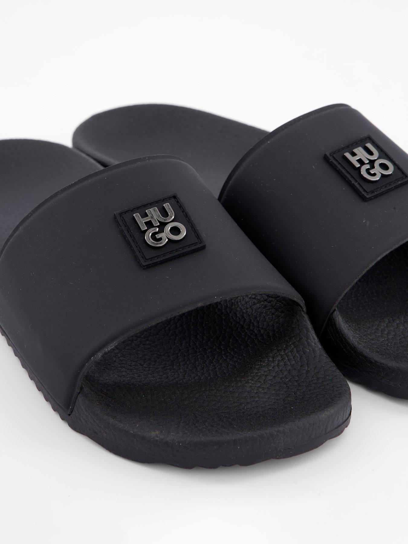 Image 5 of 6 of HUGO Timein Stacked Logo Slider - Black