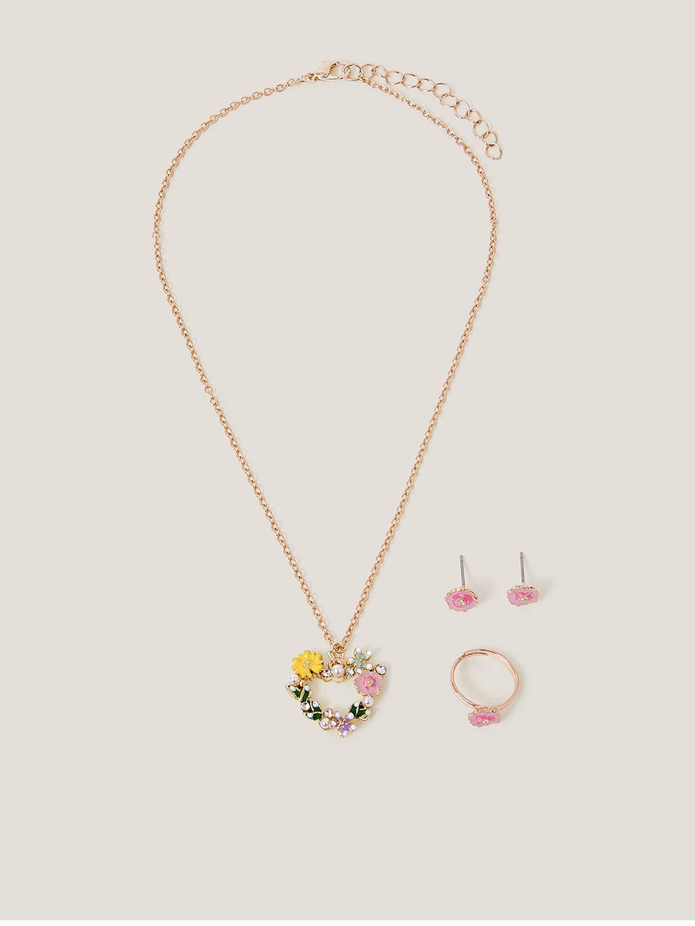 monsoon-girls-flower-heart-jewellery-set-multi