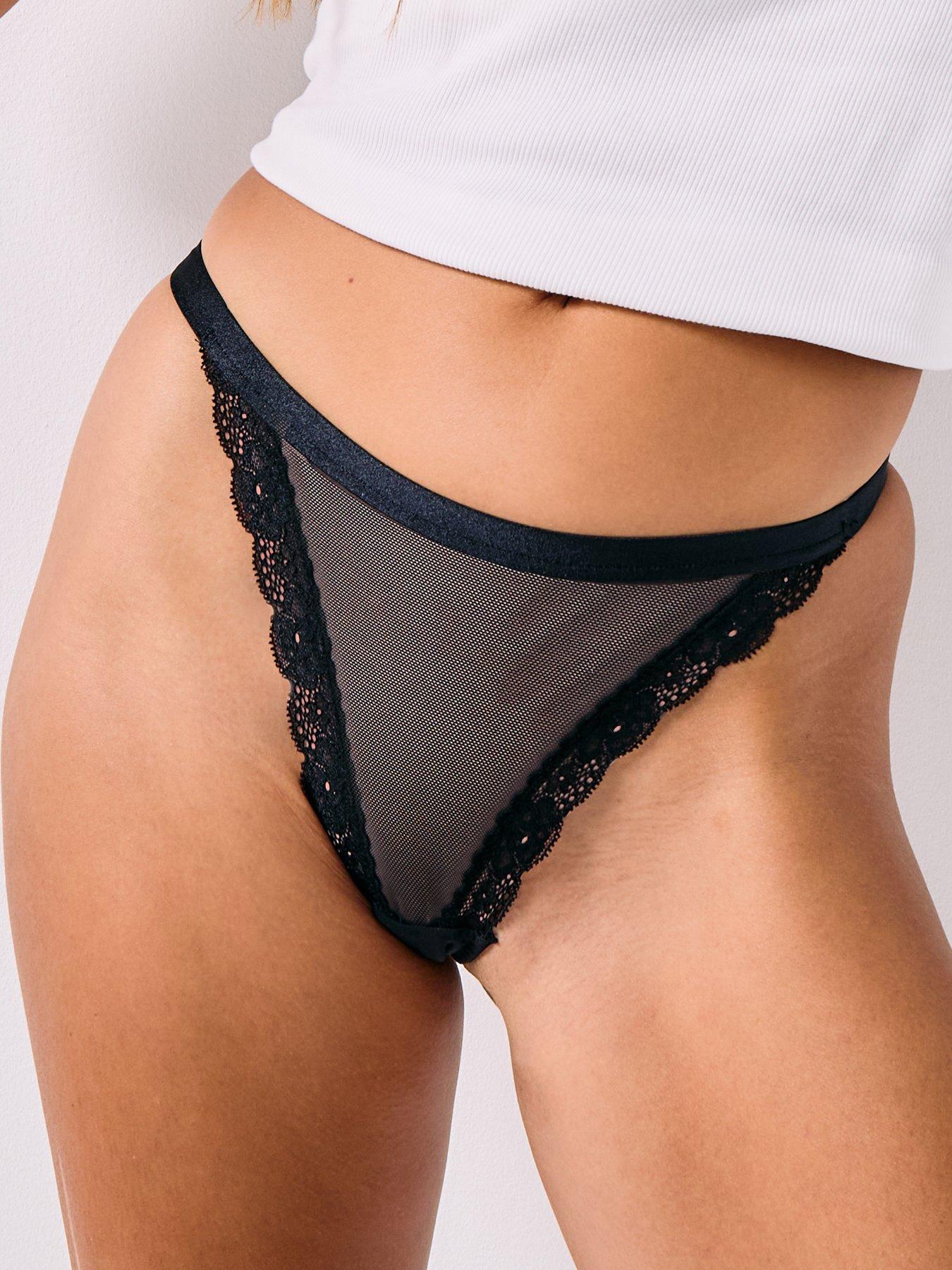 Image 6 of 6 of DORINA Misha 3pk String - Pink/Black
