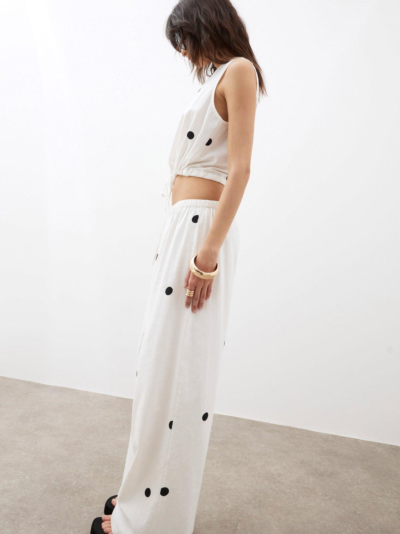 river-island-printed-trouser-cream