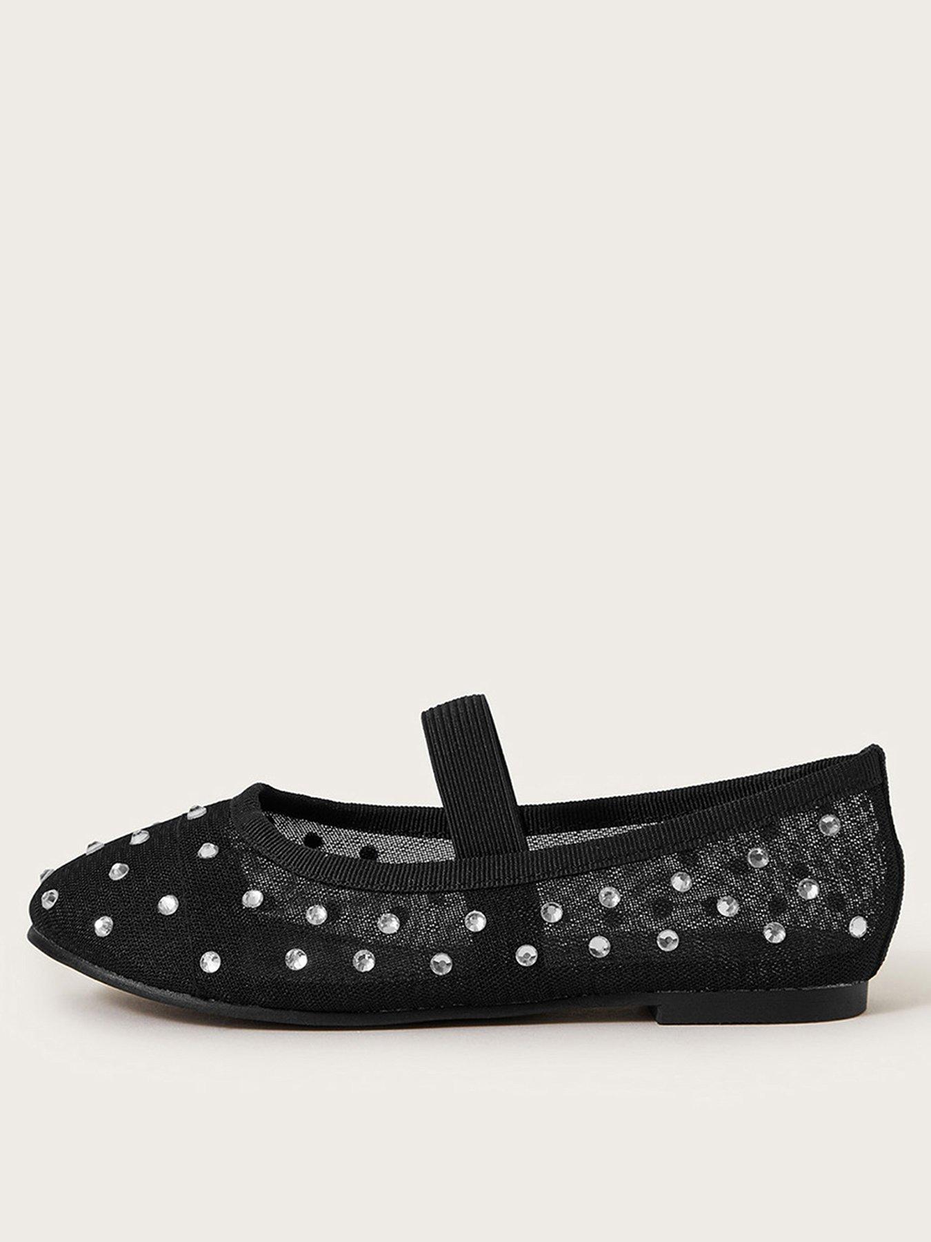 monsoon-girls-diamante-mesh-ballet-flat-shoes-black