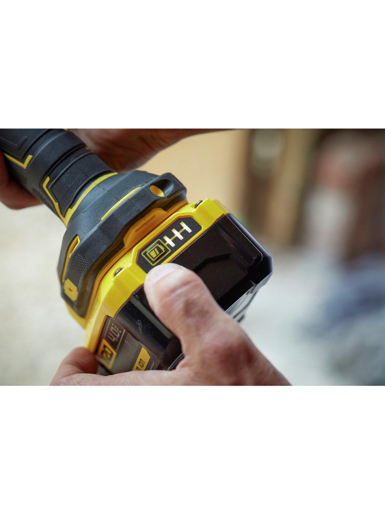  image of stanley-fatmax-18v-stanley-fatmax-v20-cordless-angle-grinder-tool-only-sfmcg400b-xj
