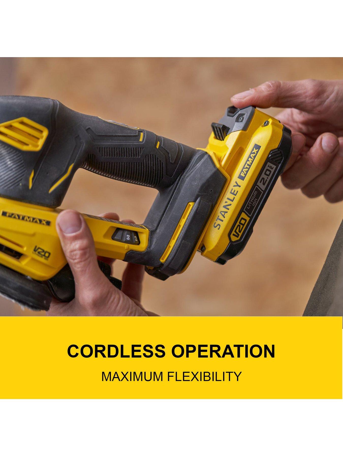Image 2 of 6 of Stanley FatMax 18V STANLEY FATMAX V20 Cordless Detail Sander (Tool Only) SFMCW221B-XJ