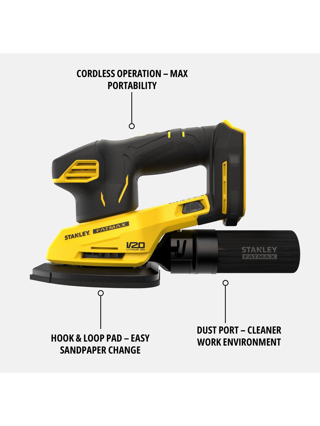 Image 6 of 6 of Stanley FatMax 18V STANLEY FATMAX V20 Cordless Detail Sander (Tool Only) SFMCW221B-XJ