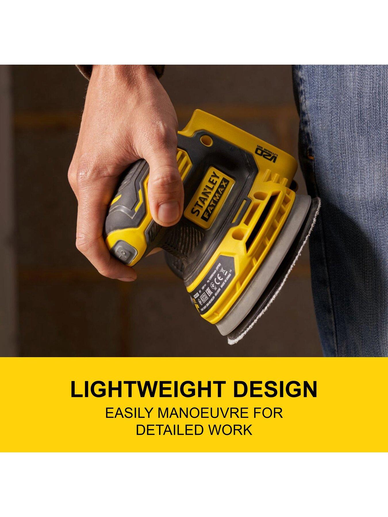 Image 3 of 7 of Stanley FatMax 18V STANLEY FATMAX V20 Cordless Random Orbit Sander (Tool Only) SFMCW220B-XJ