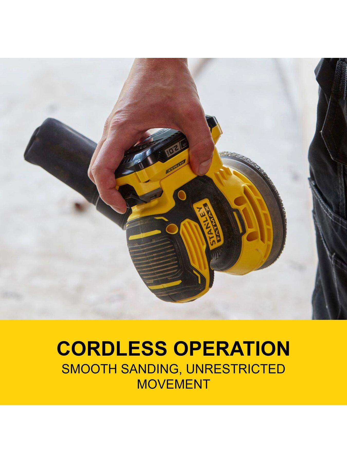 Image 4 of 7 of Stanley FatMax 18V STANLEY FATMAX V20 Cordless Random Orbit Sander (Tool Only) SFMCW220B-XJ