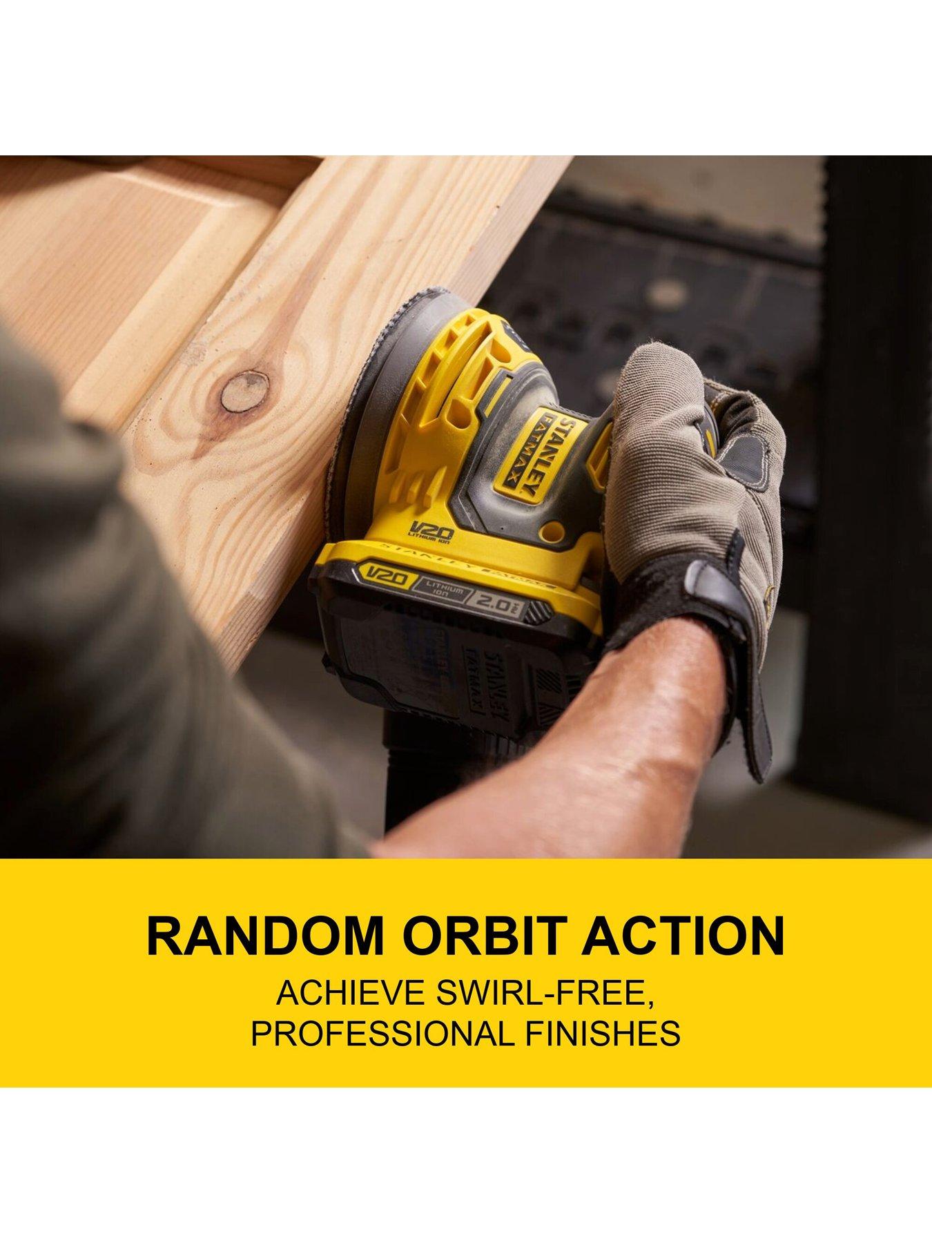 Image 6 of 7 of Stanley FatMax 18V STANLEY FATMAX V20 Cordless Random Orbit Sander (Tool Only) SFMCW220B-XJ
