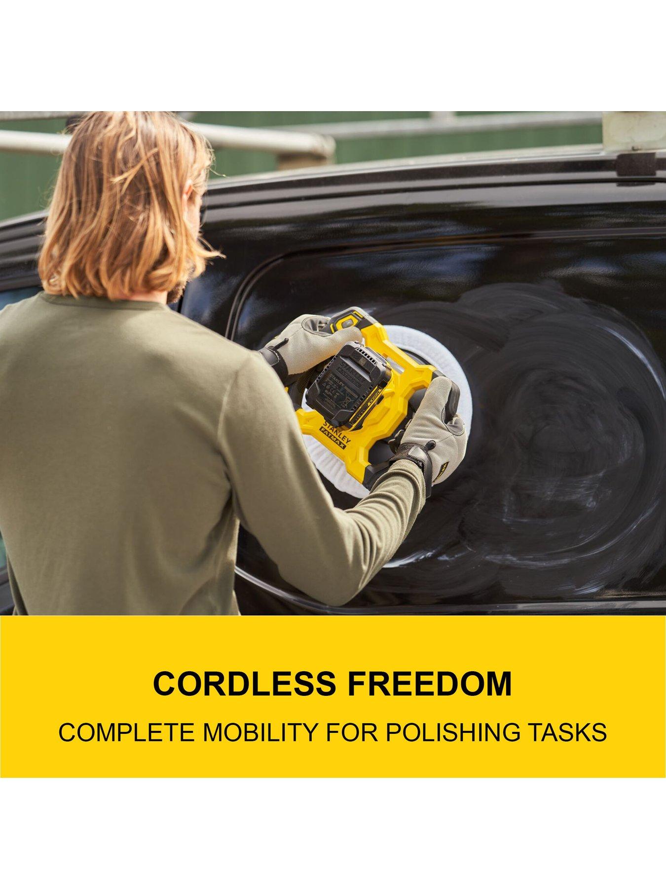  image of stanley-fatmax-18v-stanley-fatmax-v20-cordless-polisher-tool-only-sfmce100b-xj