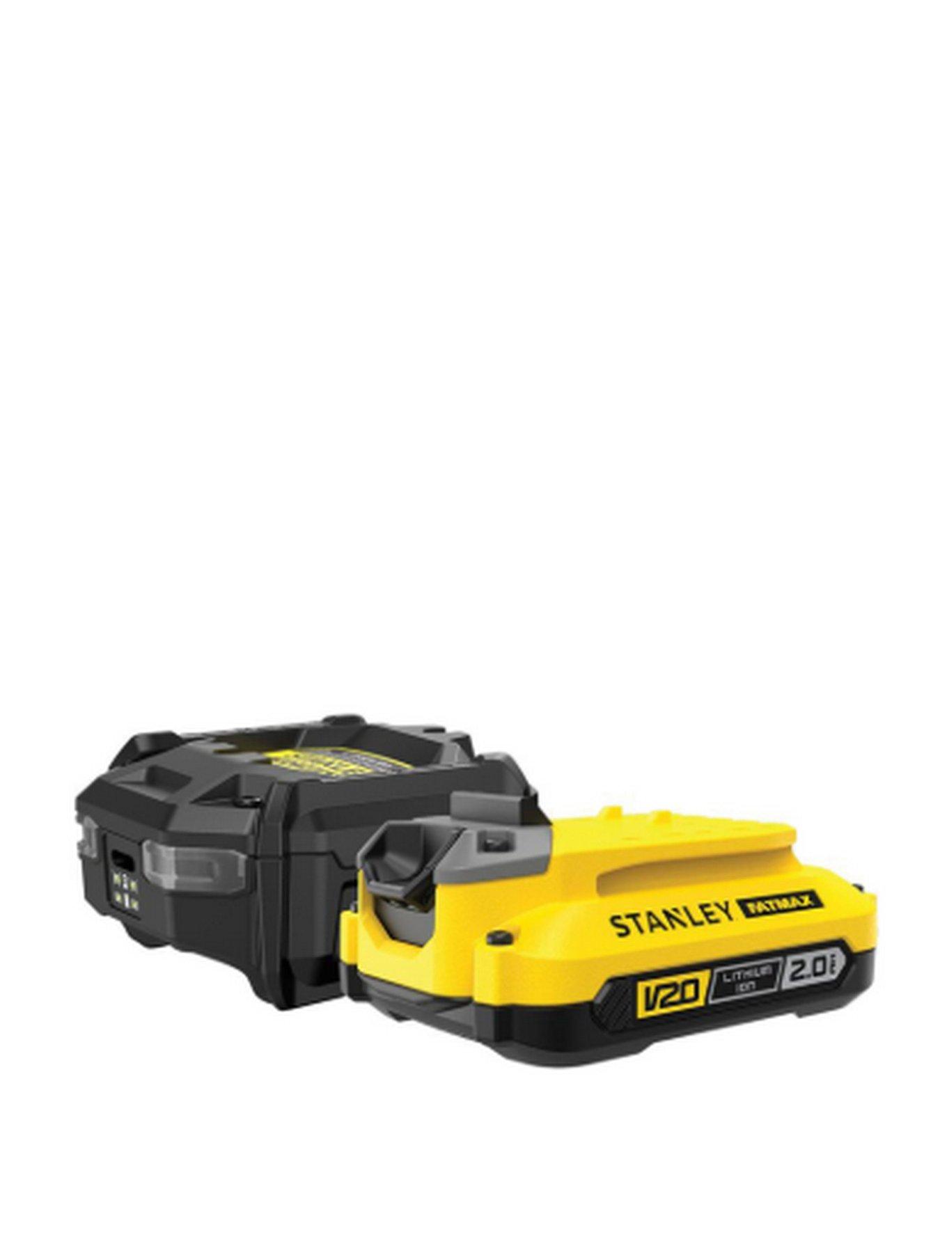 Stanley FatMax 18V STANLEY FATMAX V20 Cordless Starter Kit 1x2.0Ah Battery and 1,25A Charger SFMCB10D1-GB