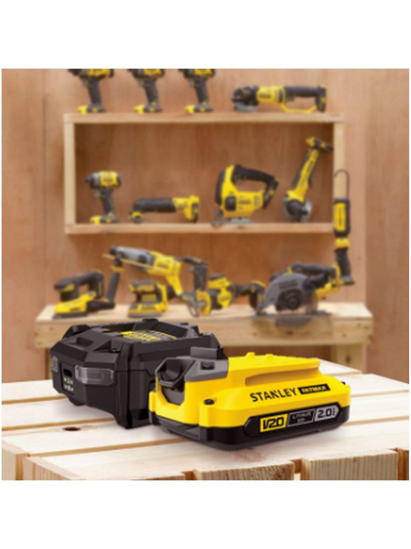 Image 2 of 2 of Stanley FatMax 18V STANLEY FATMAX V20 Cordless Starter Kit 1x2.0Ah Battery and 1,25A Charger SFMCB10D1-GB