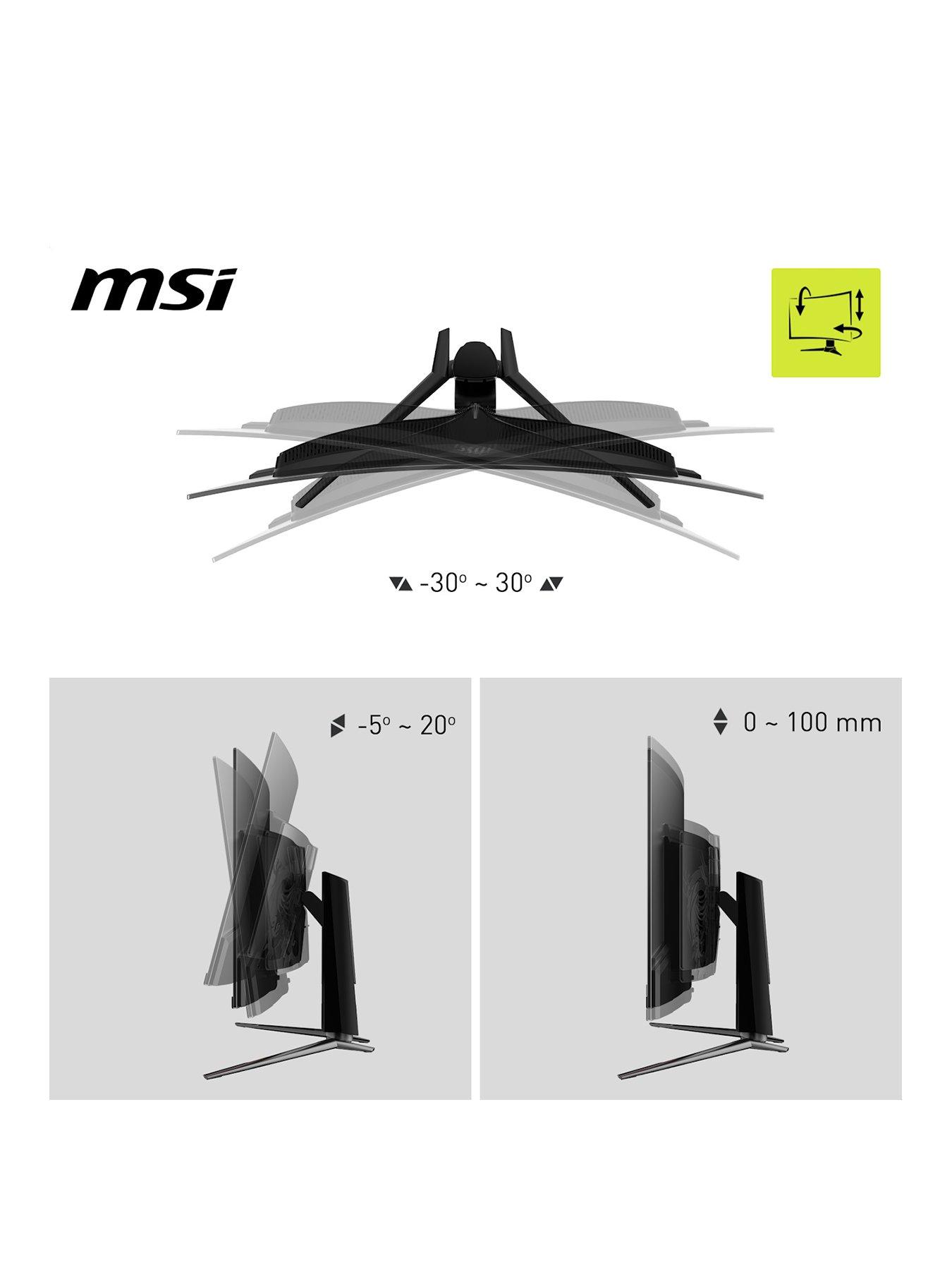  image of msi-mag-321cup-qd-oled-32-inch-4k-uhd-165hz-003ms-adaptive-sync-curved-gaming-monitor
