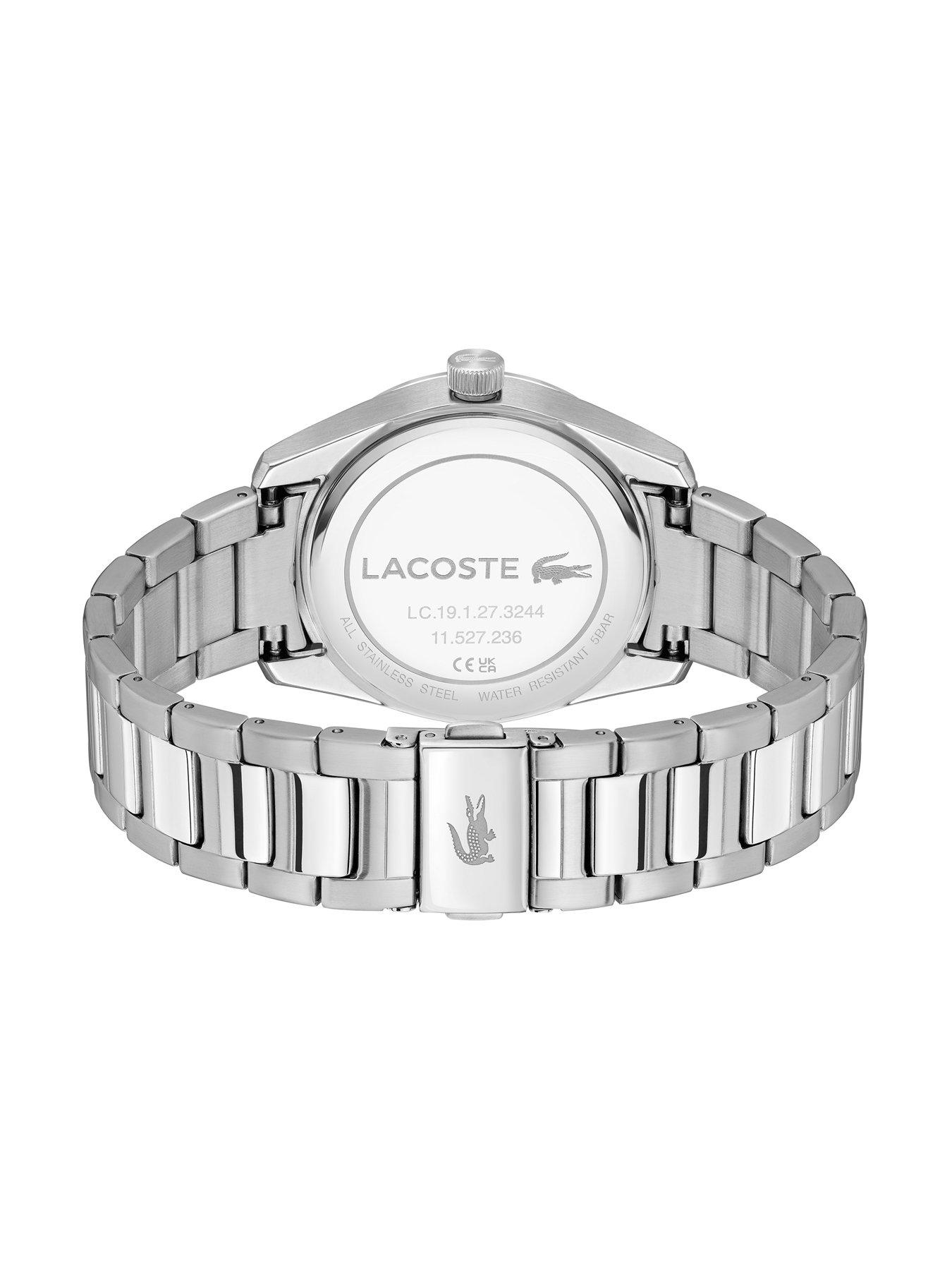 Image 2 of 5 of Lacoste Boston Men's Watch Blue Dial Wrist Watch - Silver