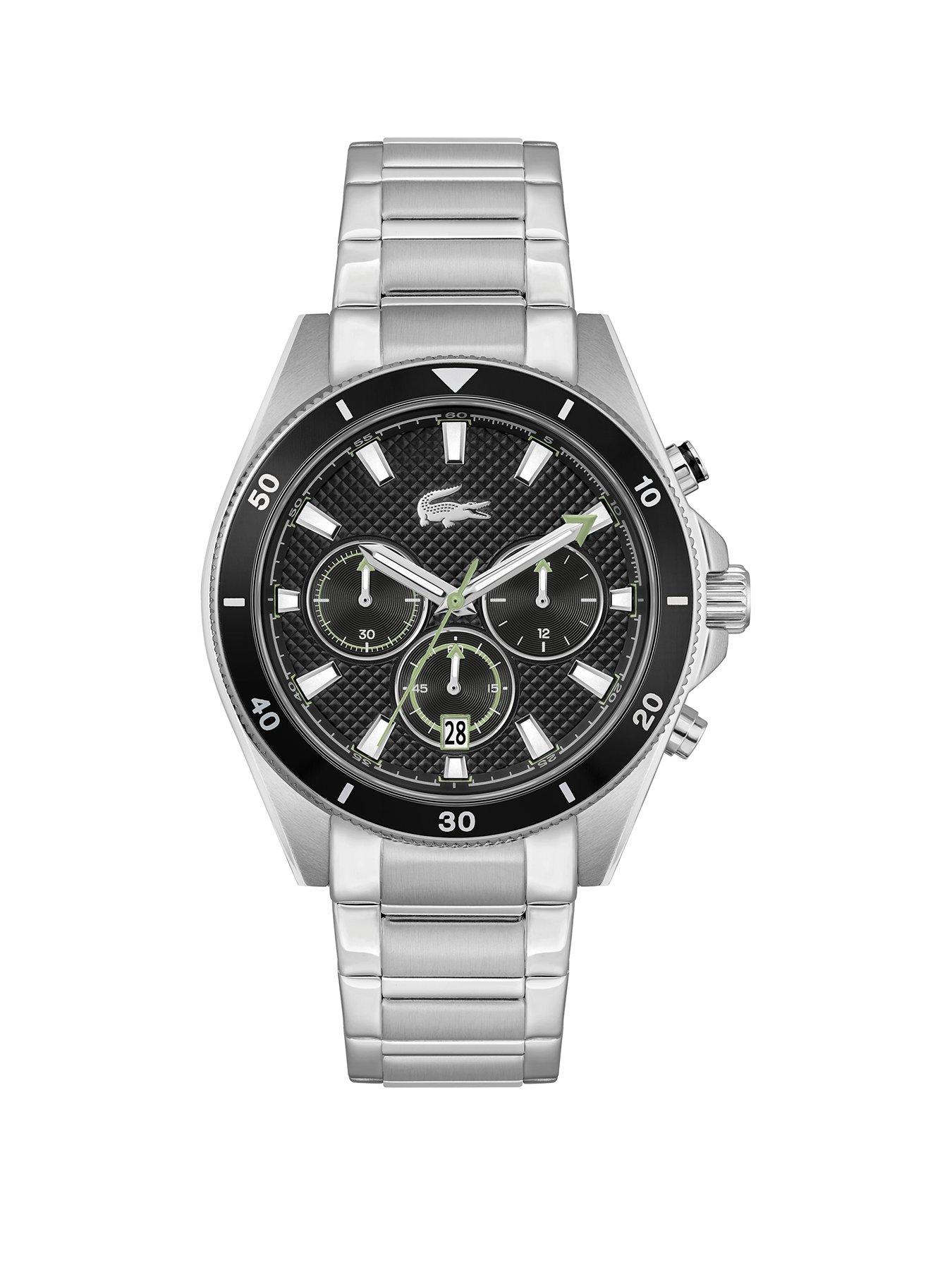  image of lacoste-mainsail-mens-watch-black-dial